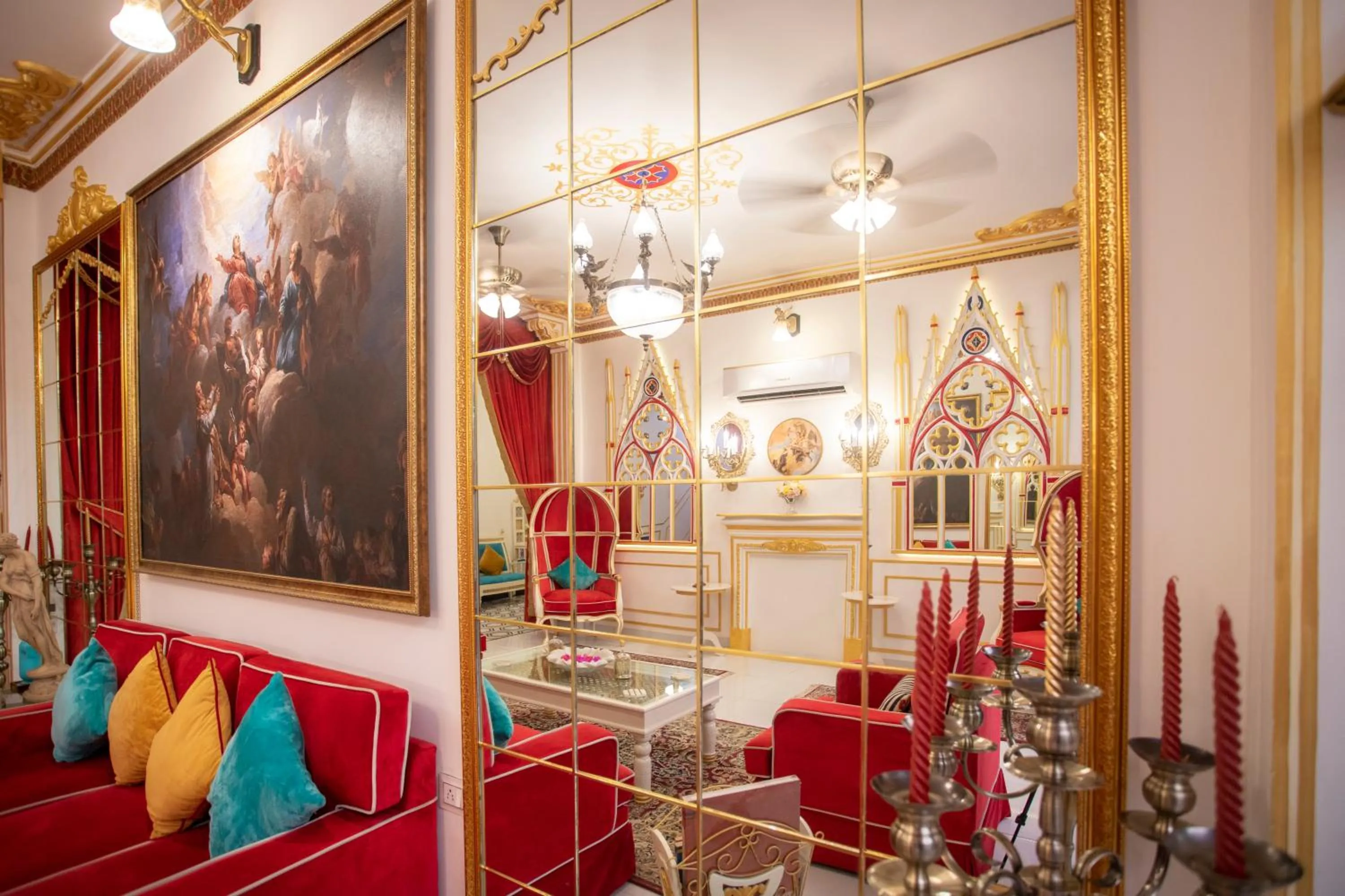 Living room in The Royal Hermitage - Best Luxury Boutique Hotel Jaipur