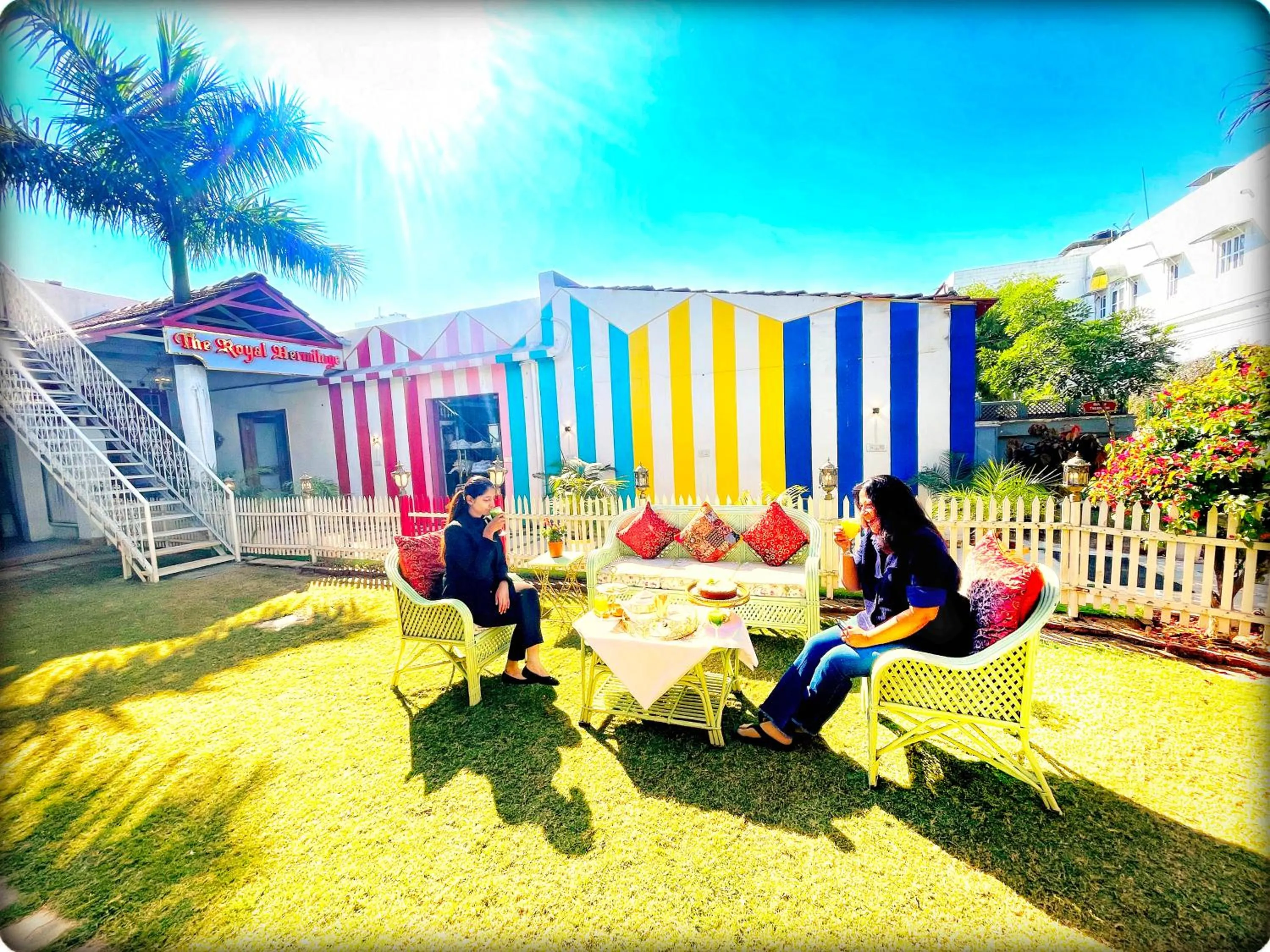 Garden in The Royal Hermitage - Best Luxury Boutique Hotel Jaipur