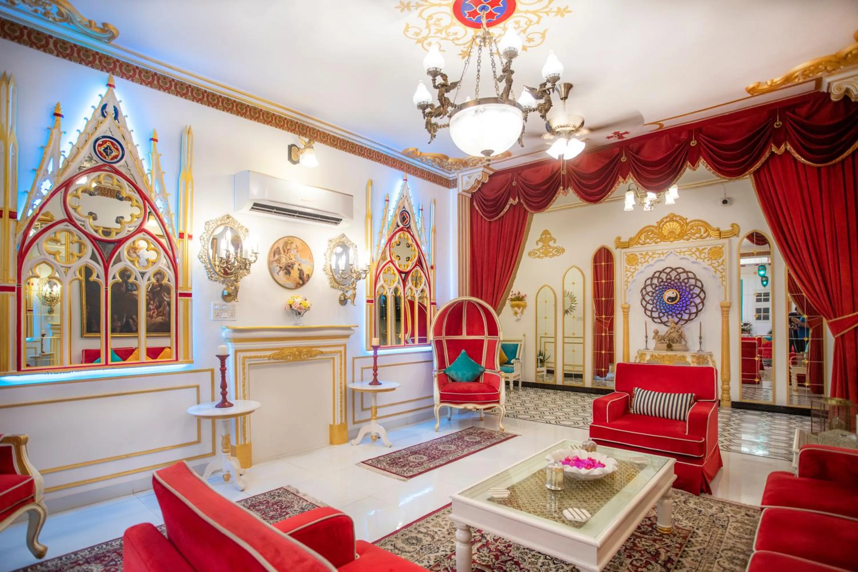 Living room in The Royal Hermitage - Best Luxury Boutique Hotel Jaipur