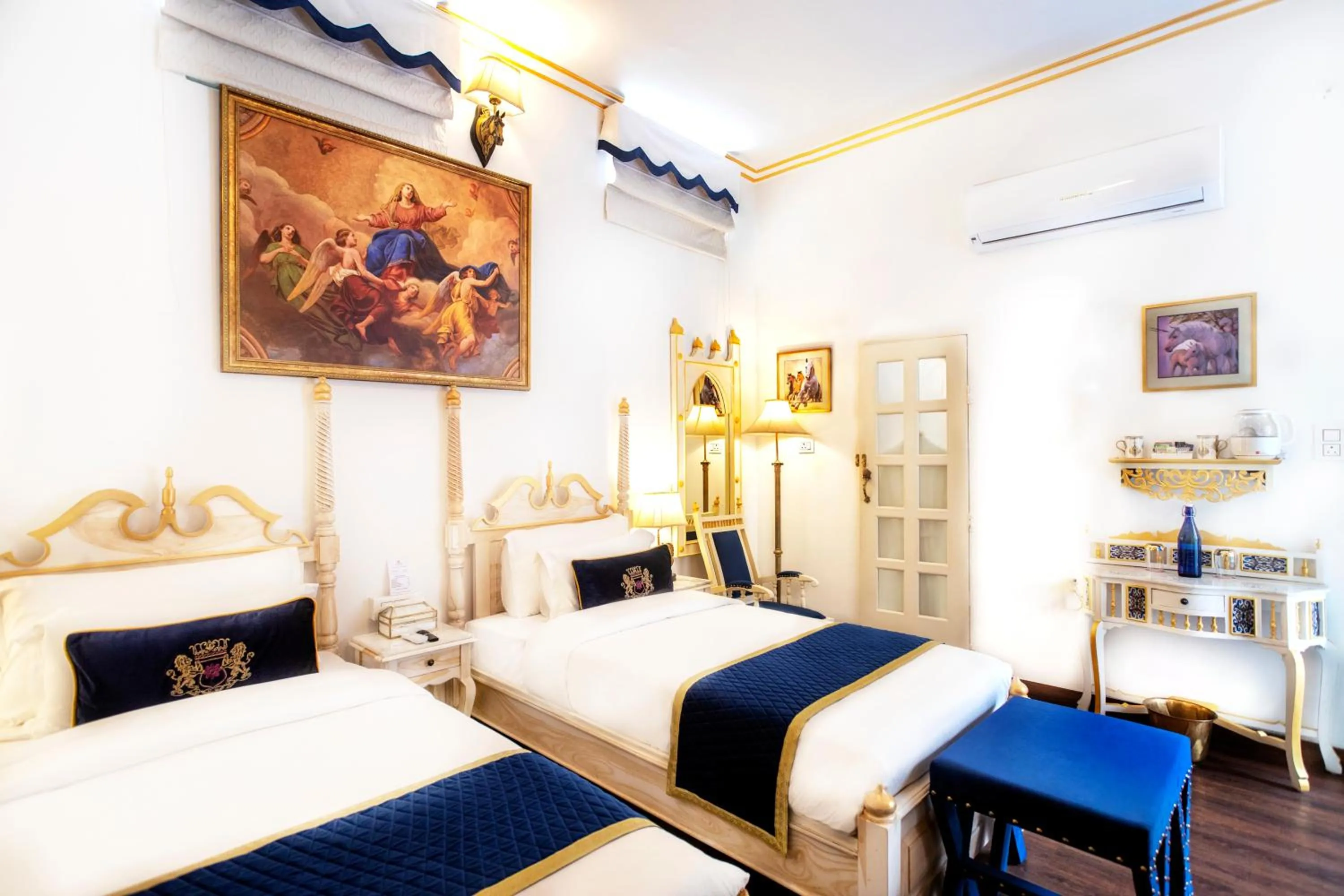 Bed in The Royal Hermitage - Best Luxury Boutique Hotel Jaipur