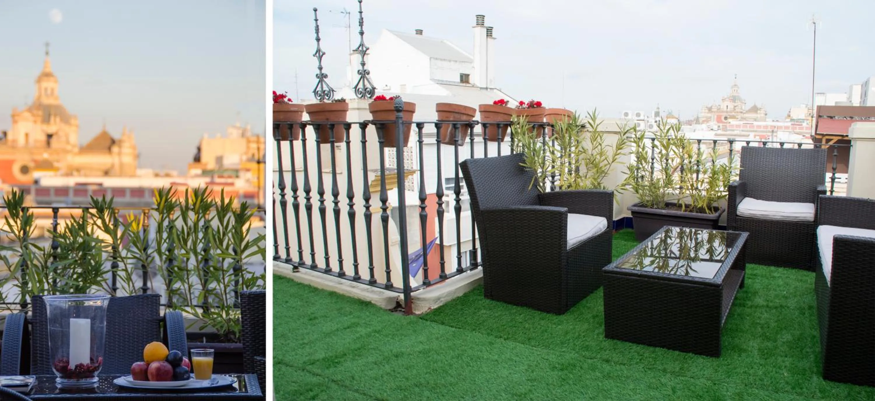 Balcony/Terrace in Hotel Plaza