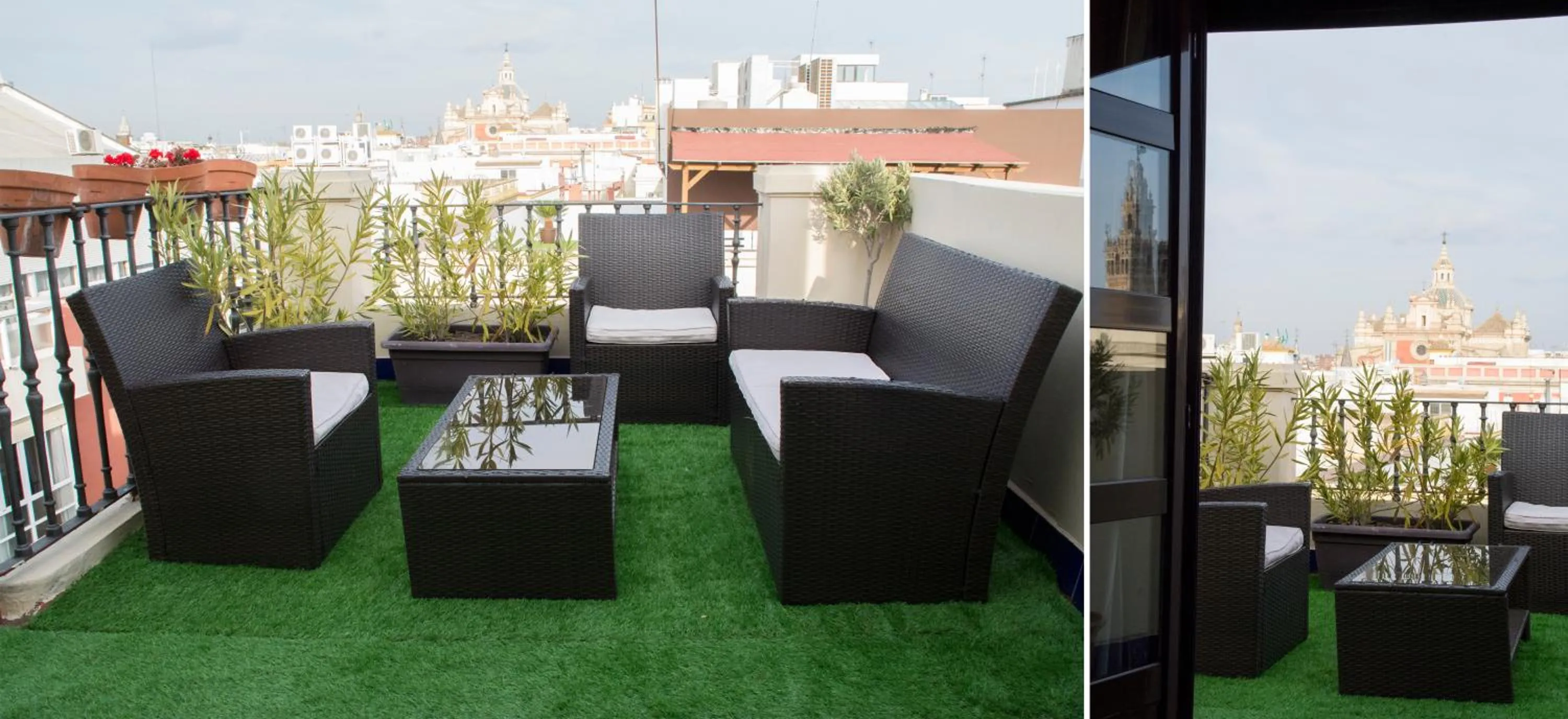 Balcony/Terrace in Hotel Plaza