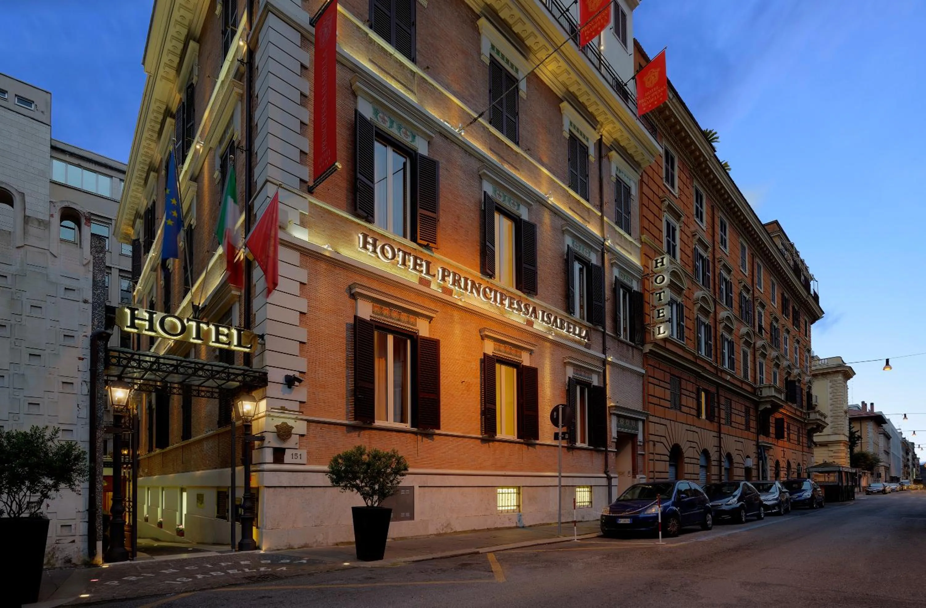 Property building in Hotel Principessa Isabella