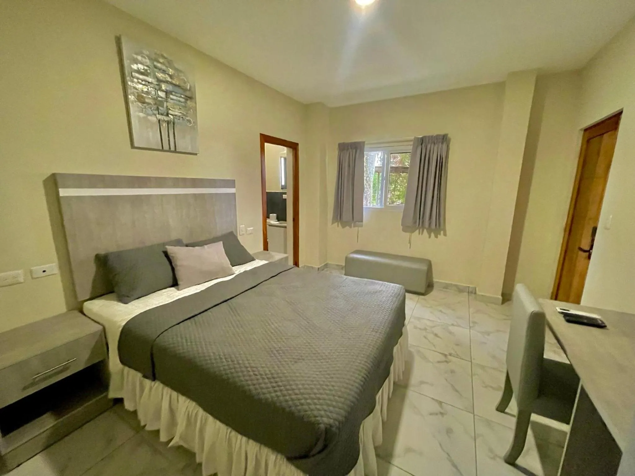 Bed in Hotel Finca San Nicolas