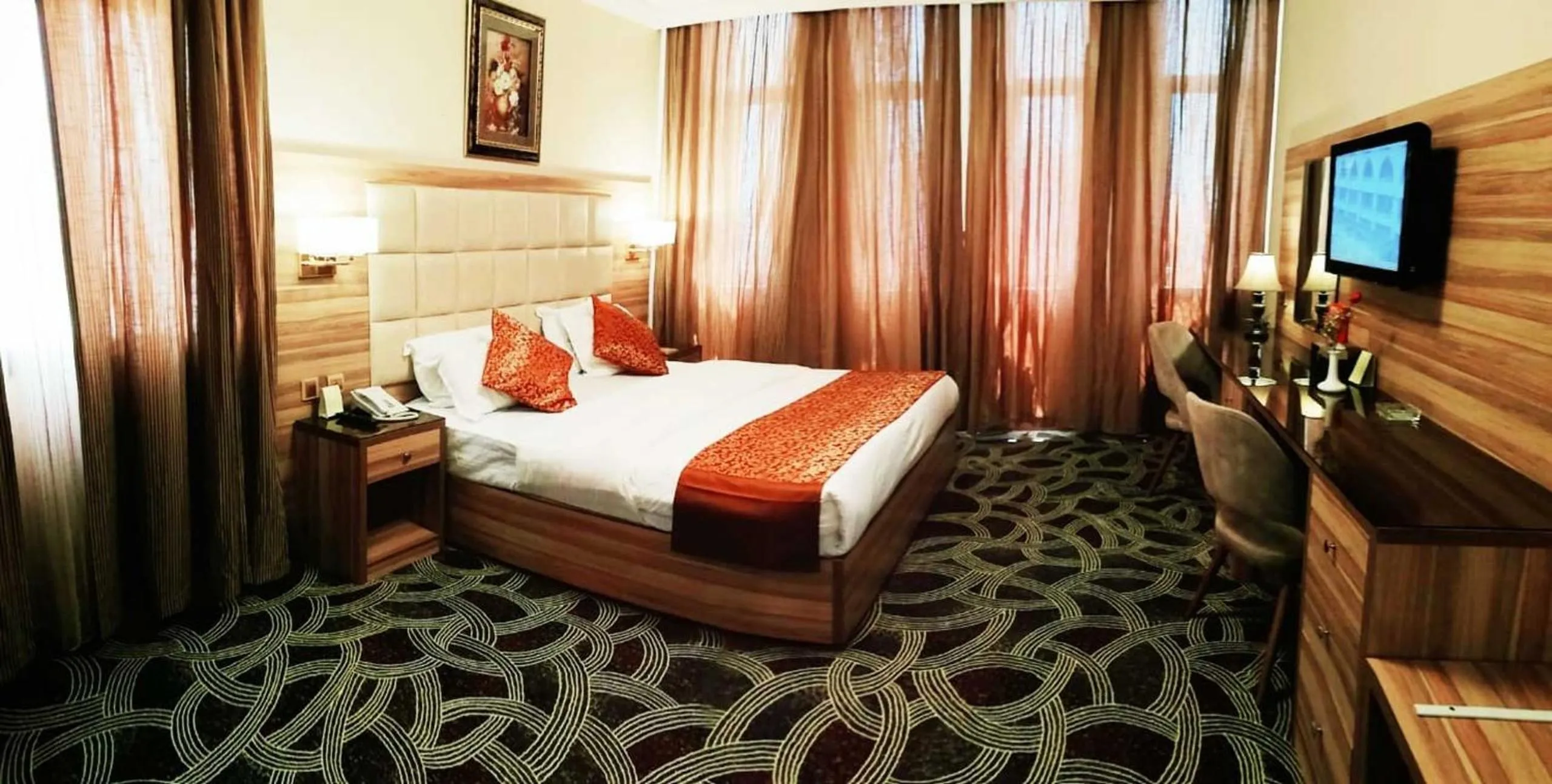 Bed in Roshan Al Azhar Hotel