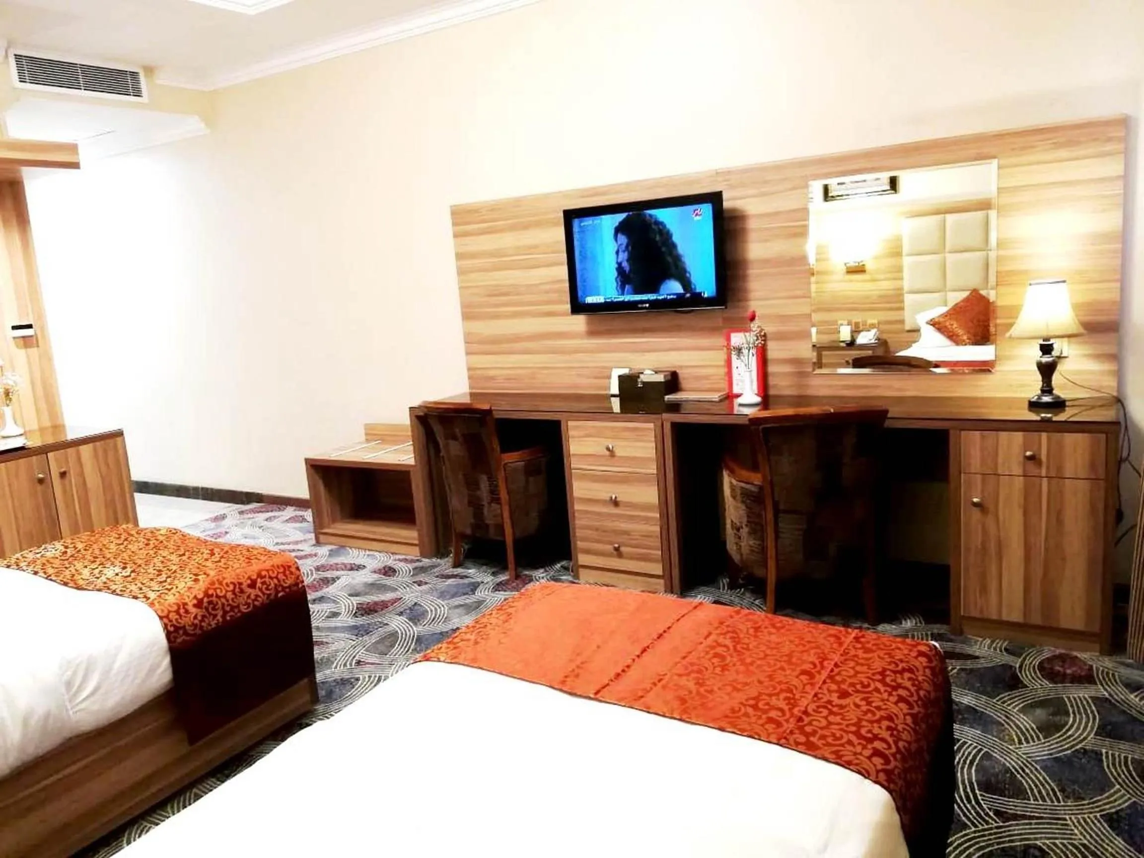 Bed in Roshan Al Azhar Hotel