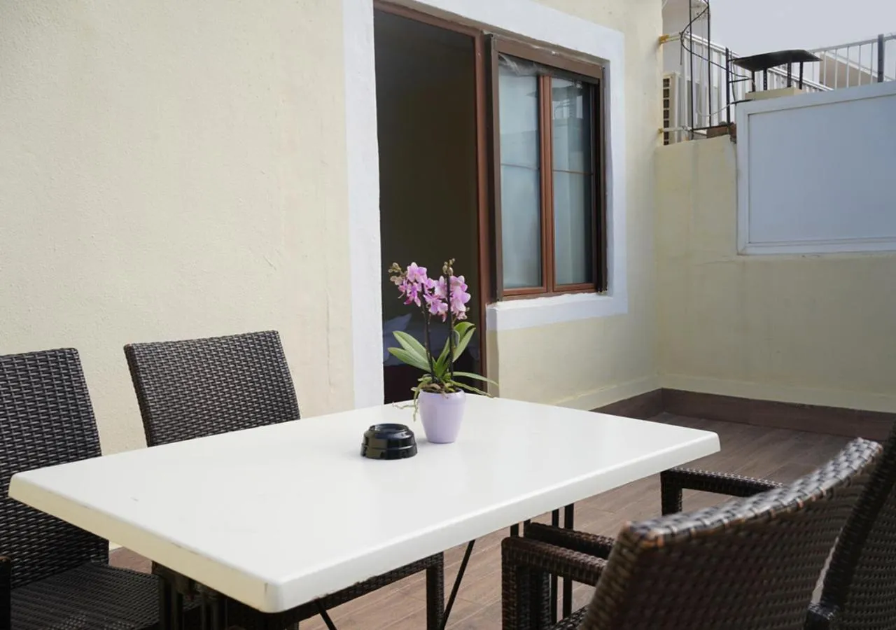 Balcony/Terrace in Das Hostal