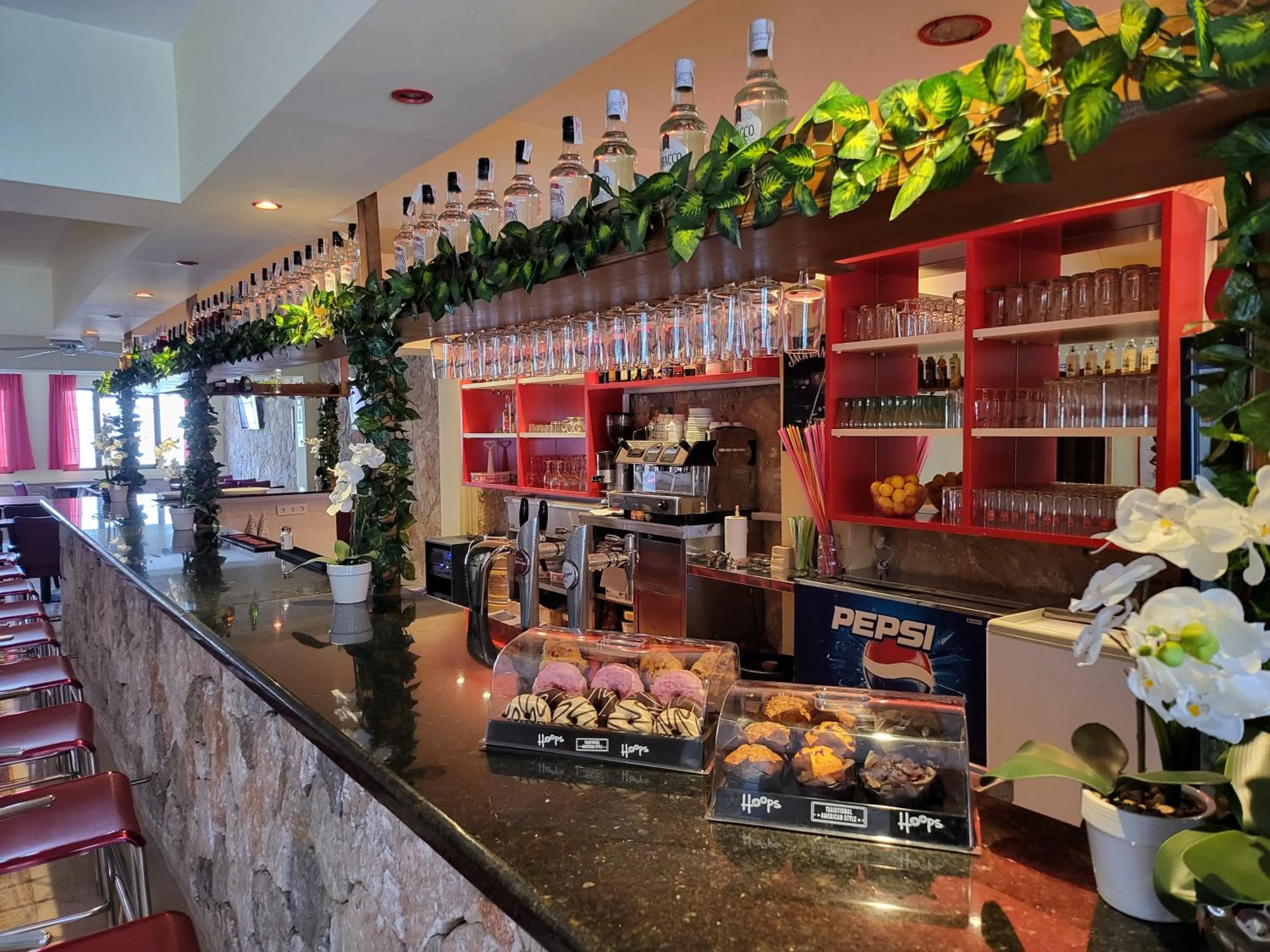 Lounge or bar in Das Hostal