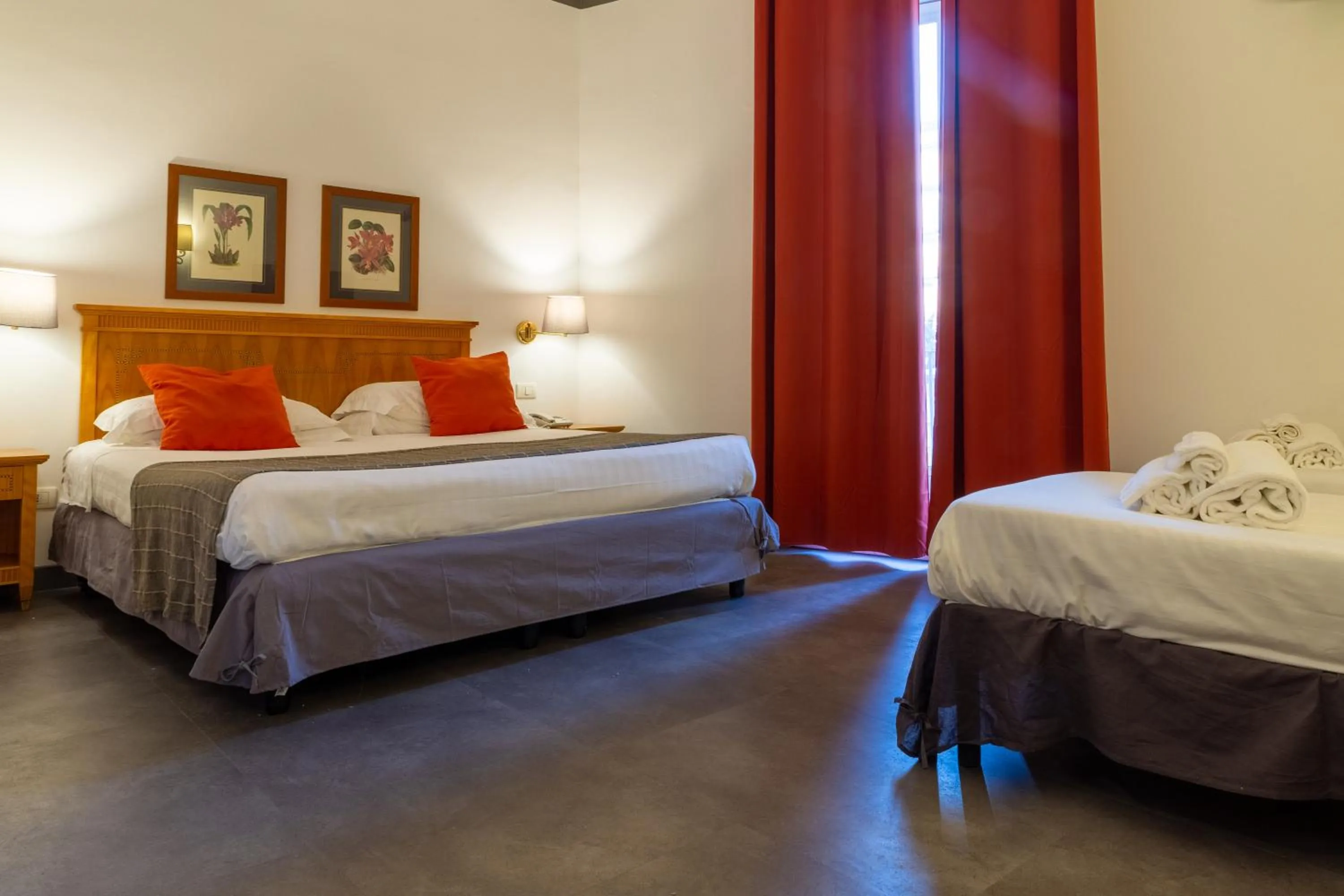 Bedroom, Bed in Hotel del Real Orto Botanico