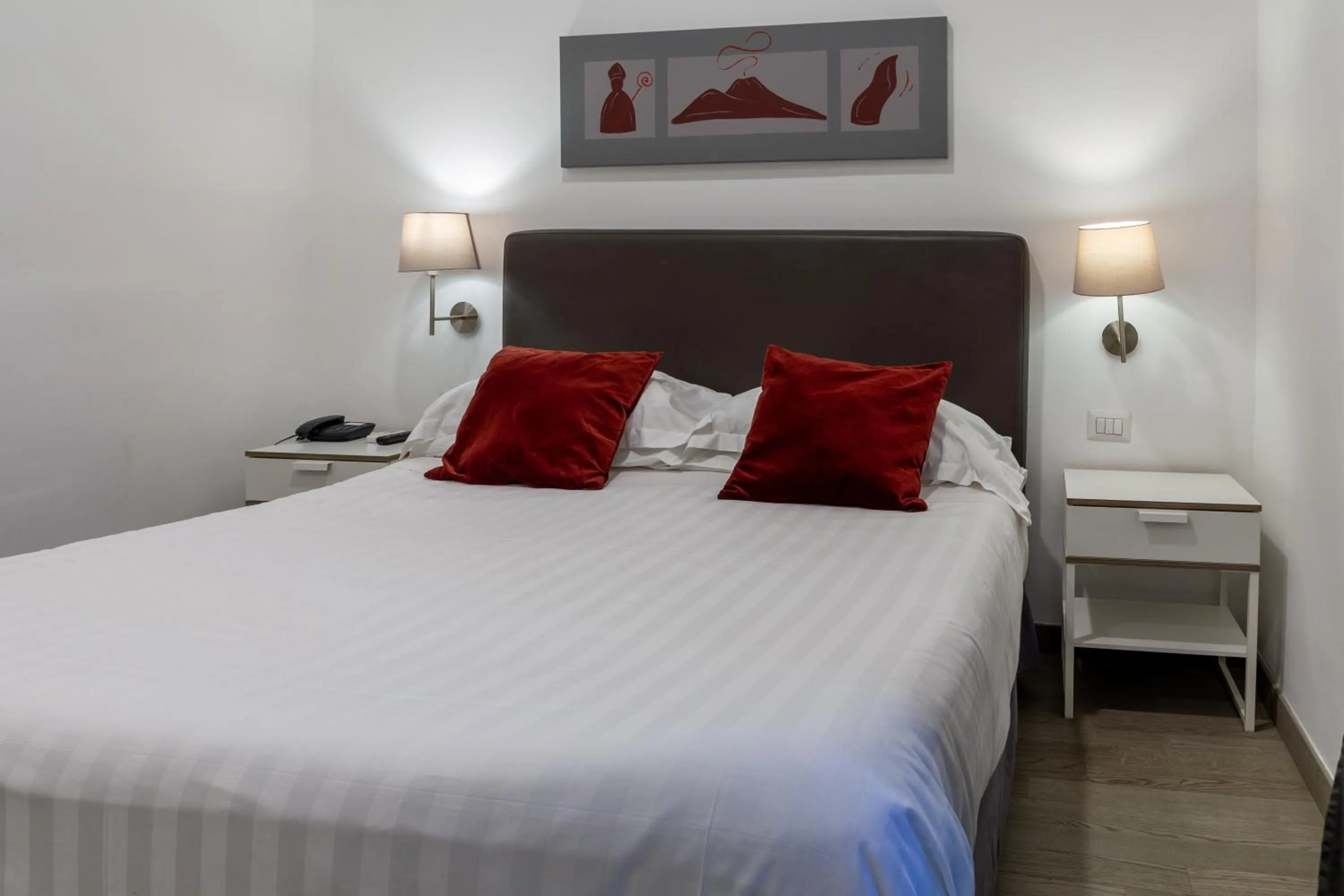 Bedroom, Bed in Hotel del Real Orto Botanico