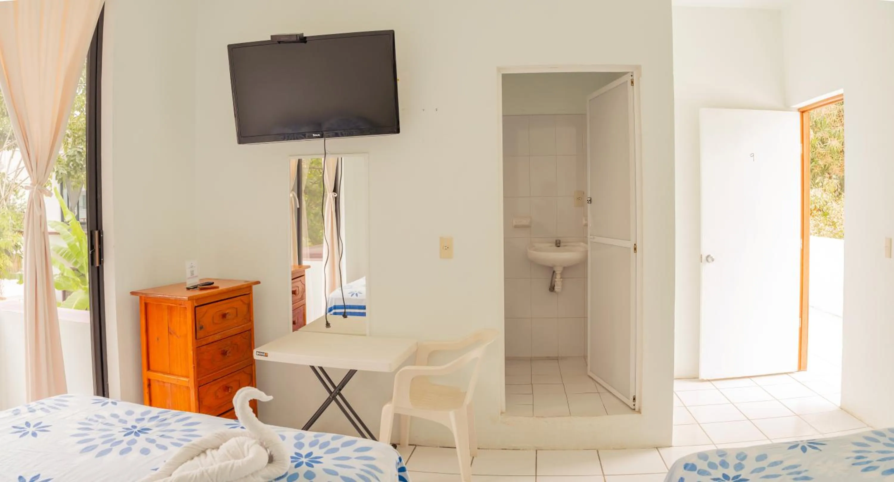 Bed in Hotel Palmarito