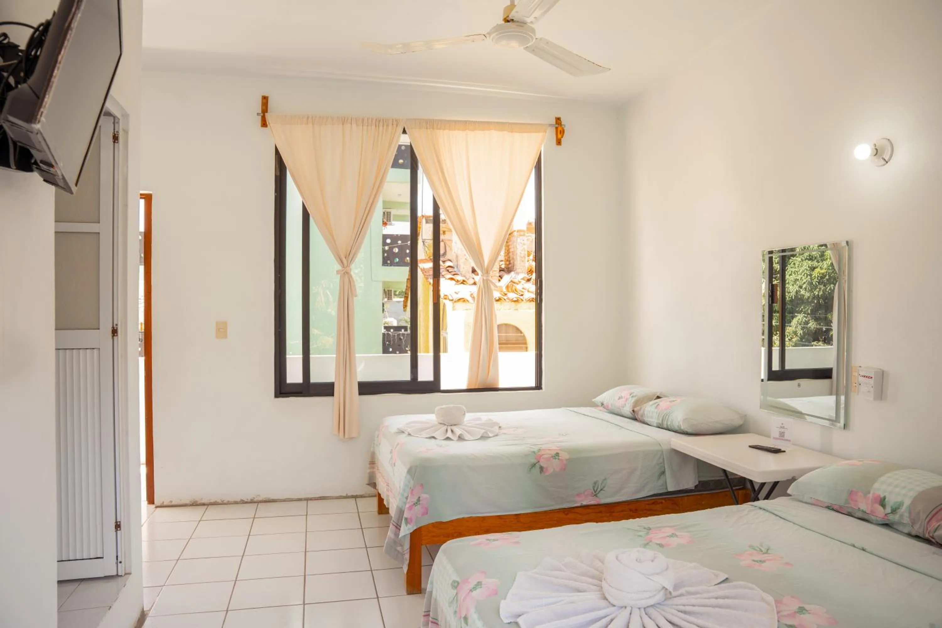 Bed in Hotel Palmarito