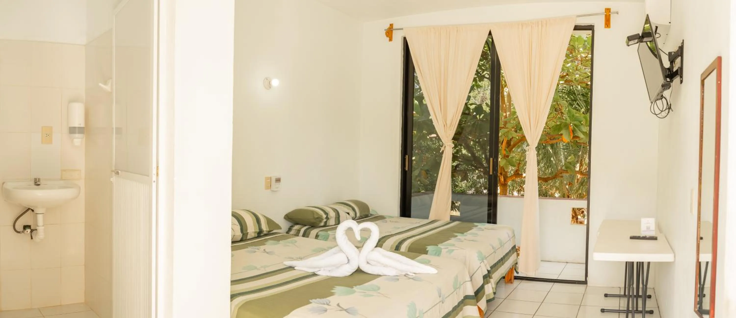 Bed in Hotel Palmarito