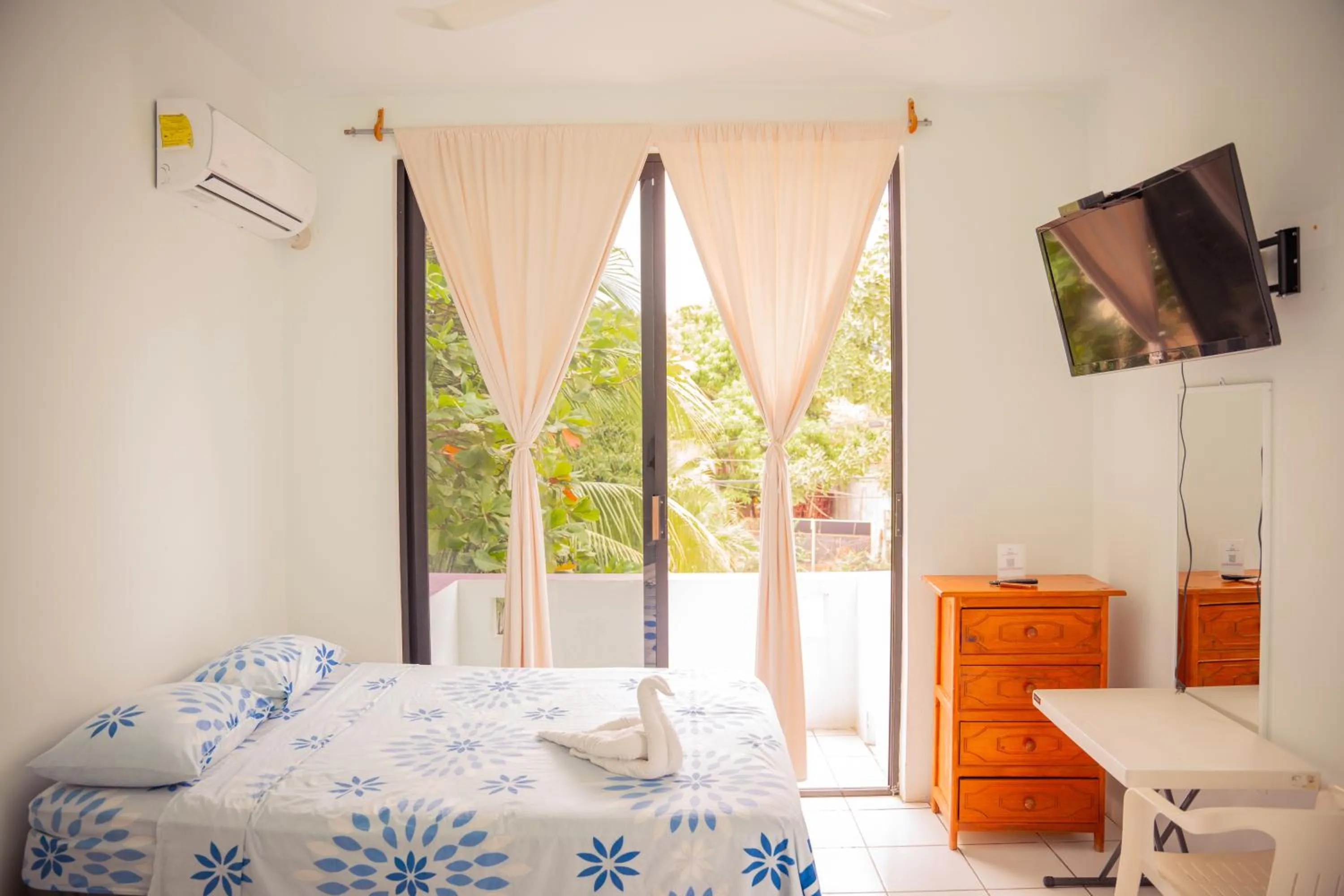 Bed in Hotel Palmarito