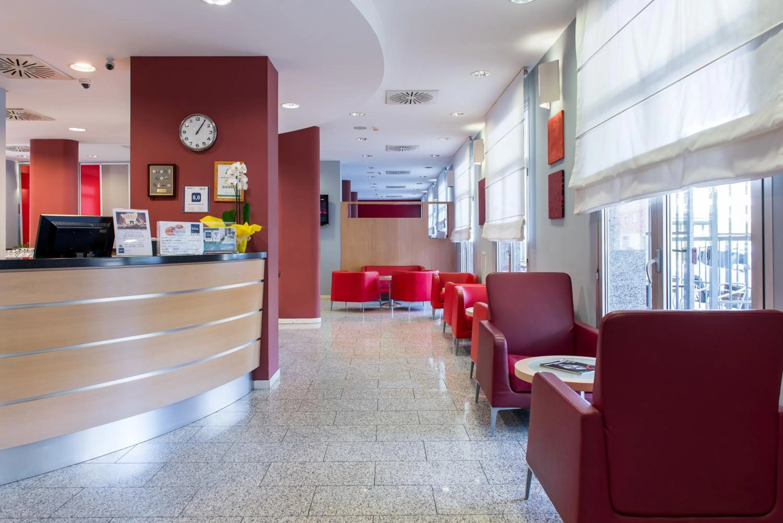 Lobby or reception in Idea Hotel Torino Mirafiori