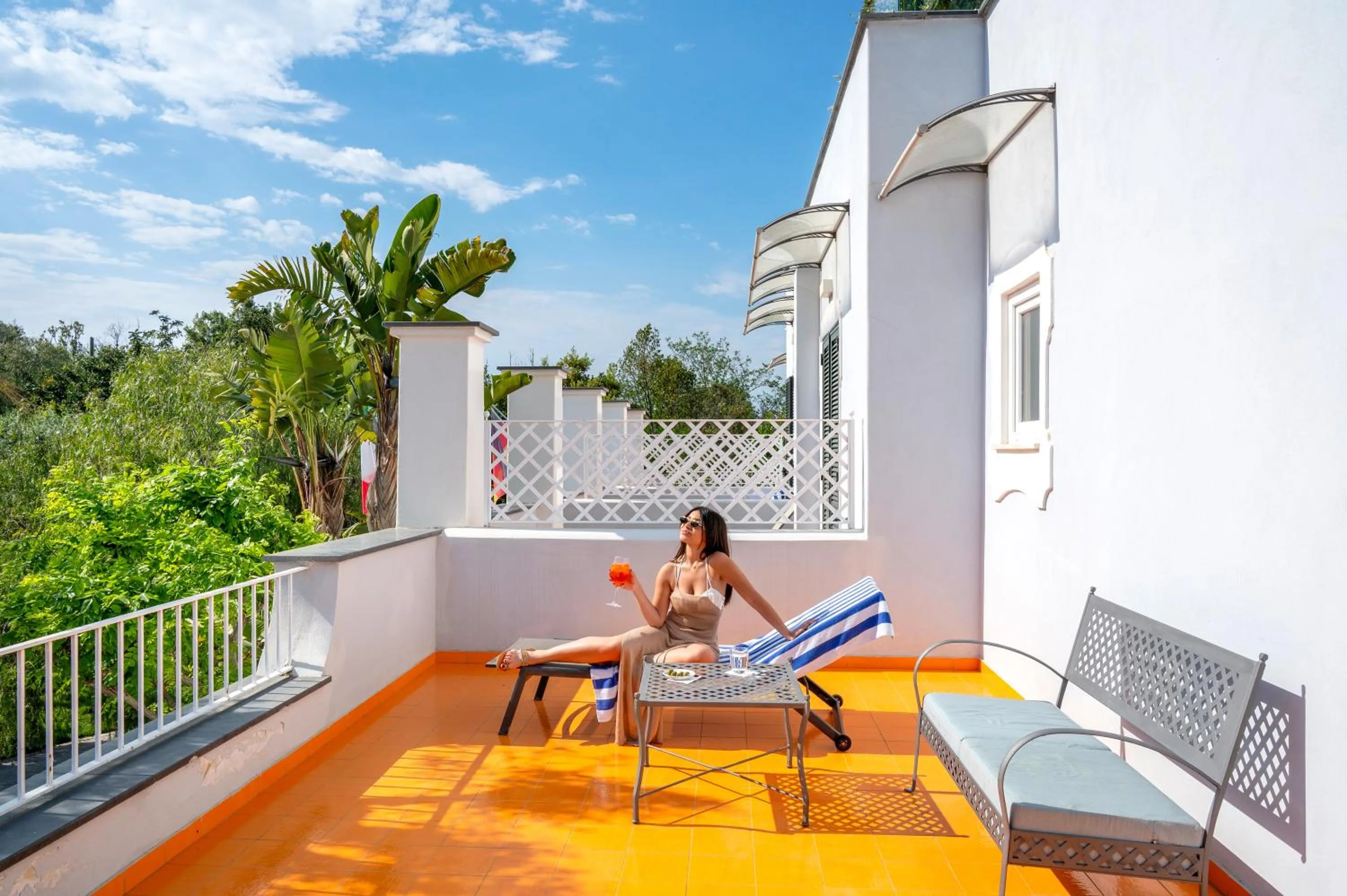 Balcony/Terrace in Hotel Villa Durrueli Resort & Spa