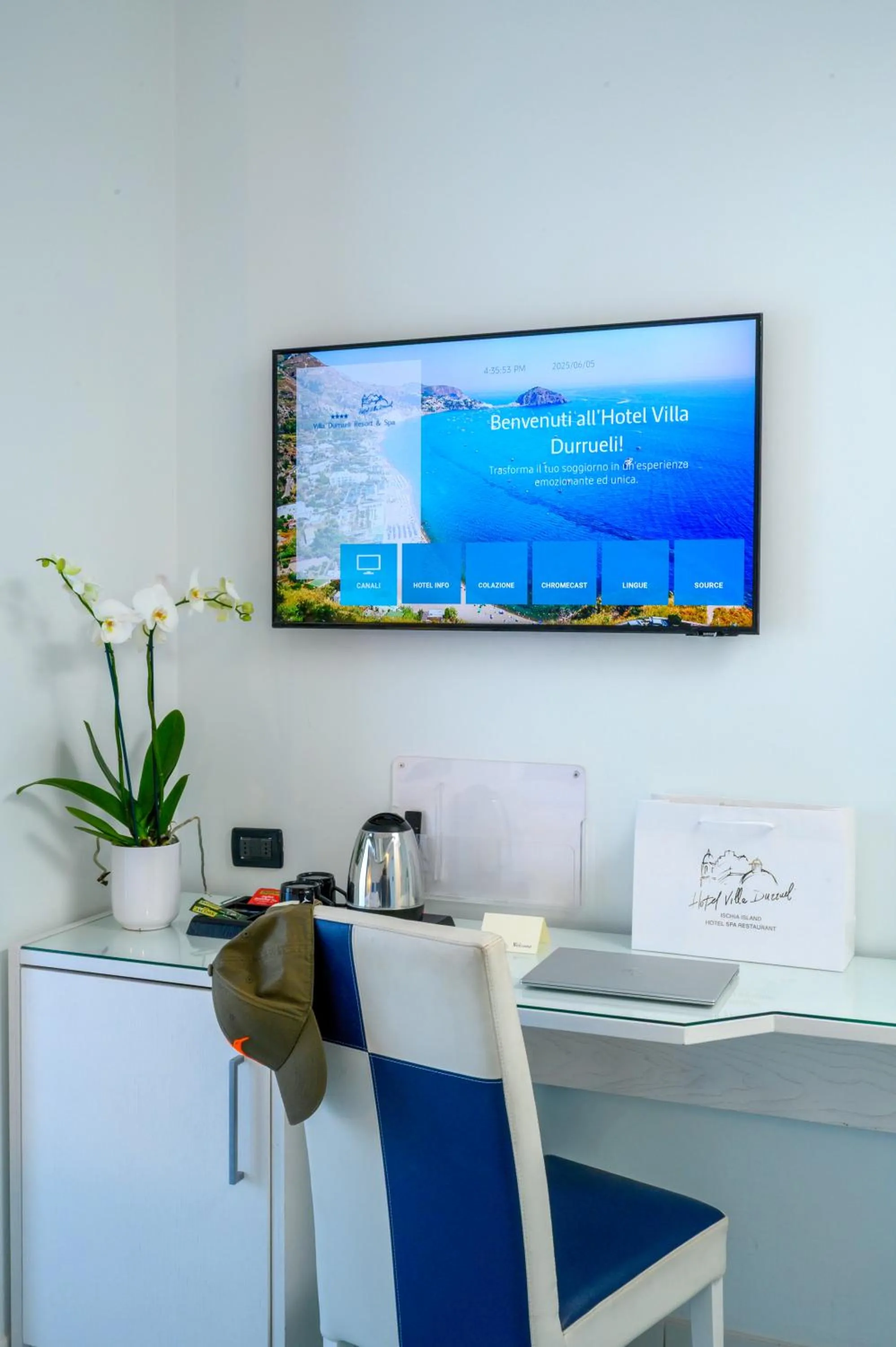 TV and multimedia in Hotel Villa Durrueli Resort & Spa