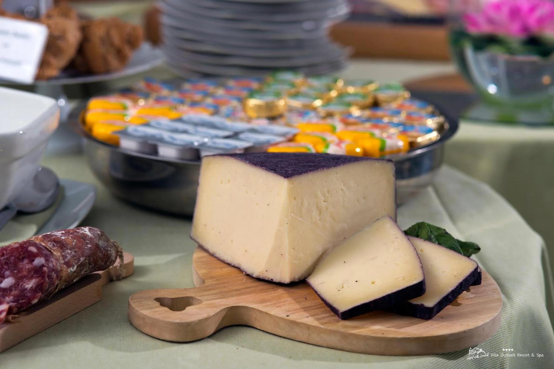 Continental breakfast in Hotel Villa Durrueli Resort & Spa