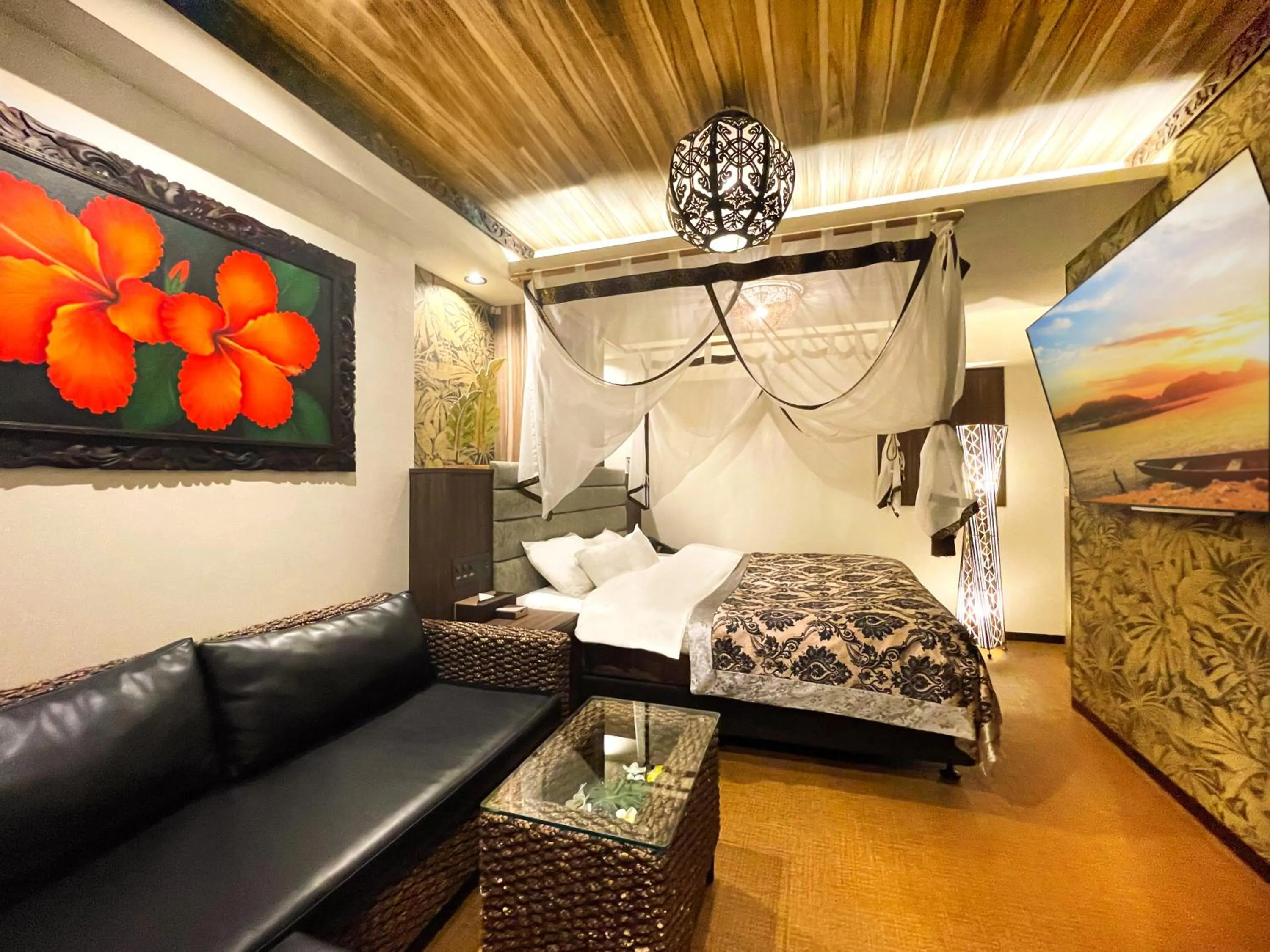 Bed in Hotel BaliBali ANNEX 五反田