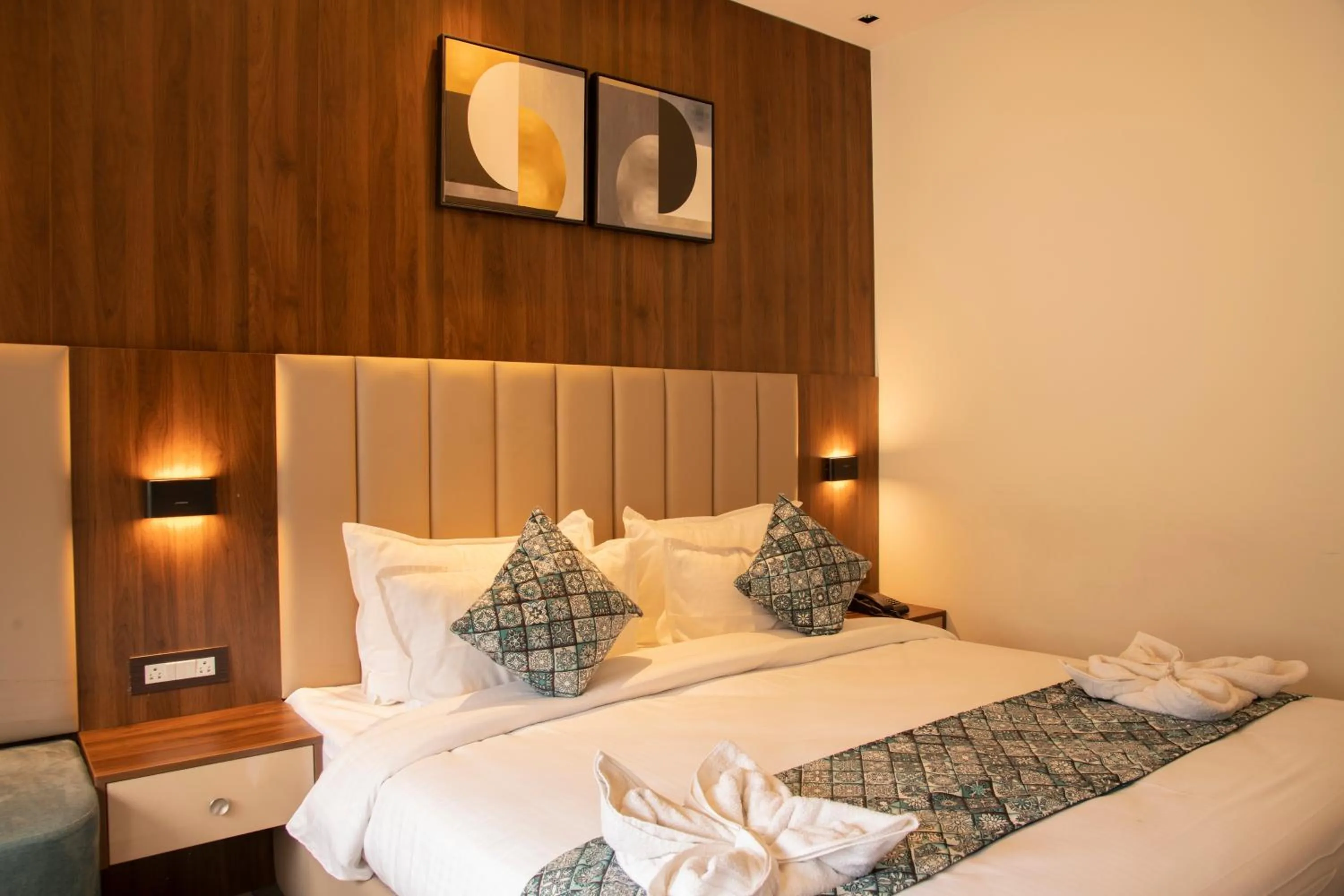 Bed in Hotel Dream Inn