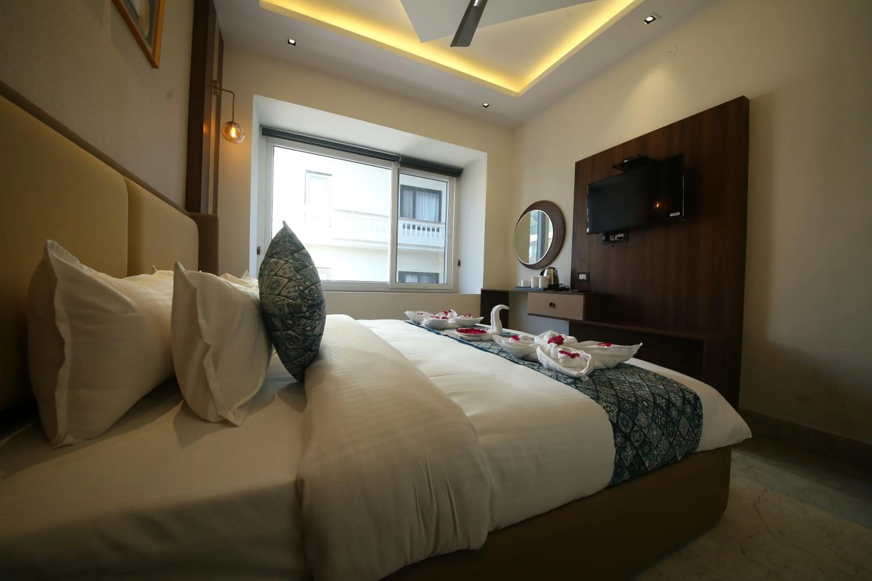 Bed in Hotel Dream Inn