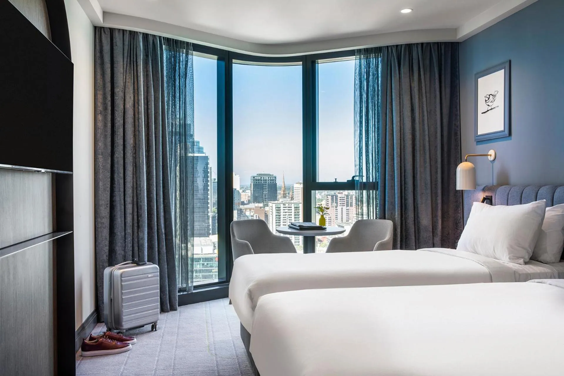 View (from property/room), Bed in voco Melbourne Central