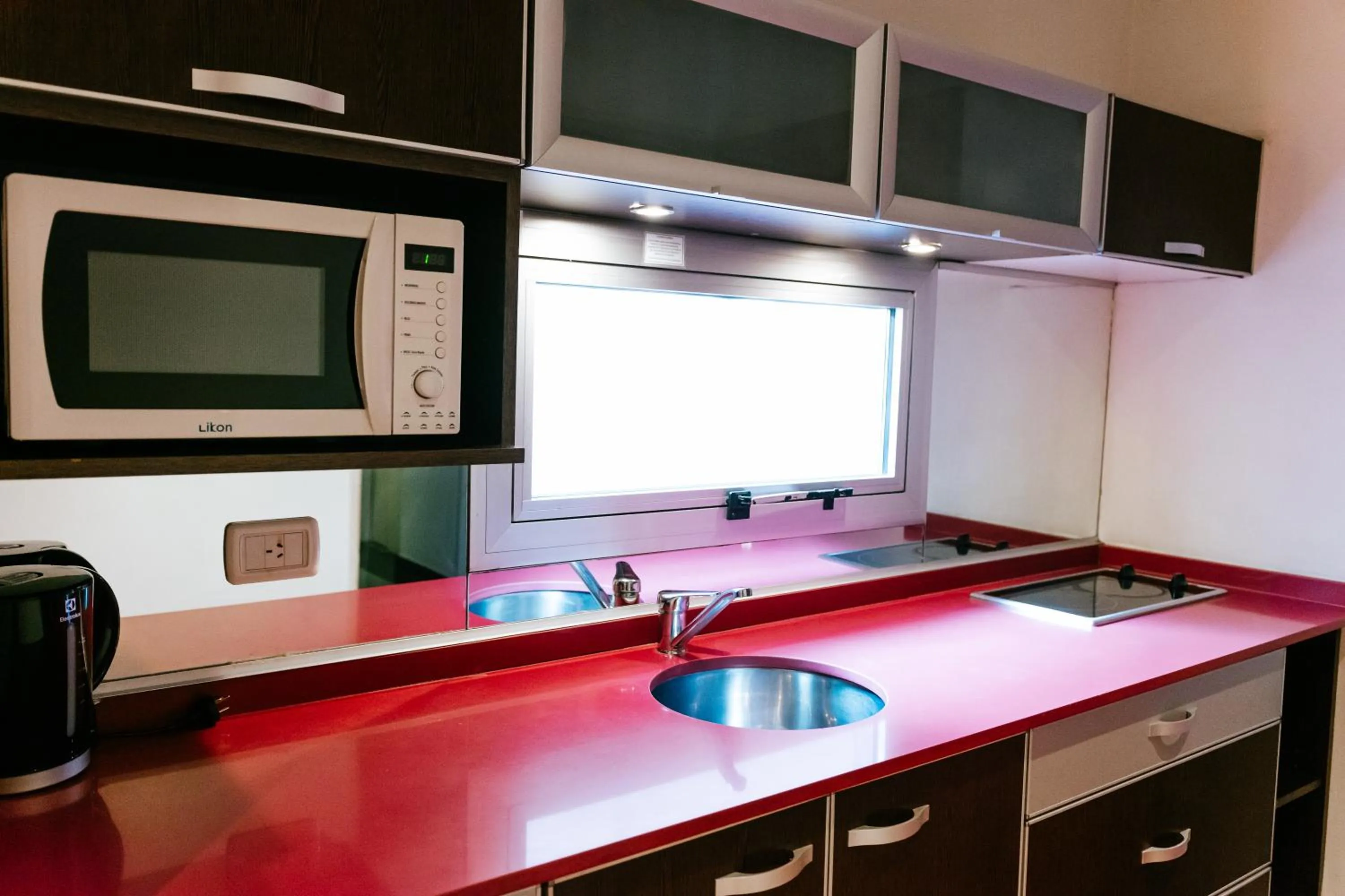 Kitchen or kitchenette in BENS Downtown Apartments