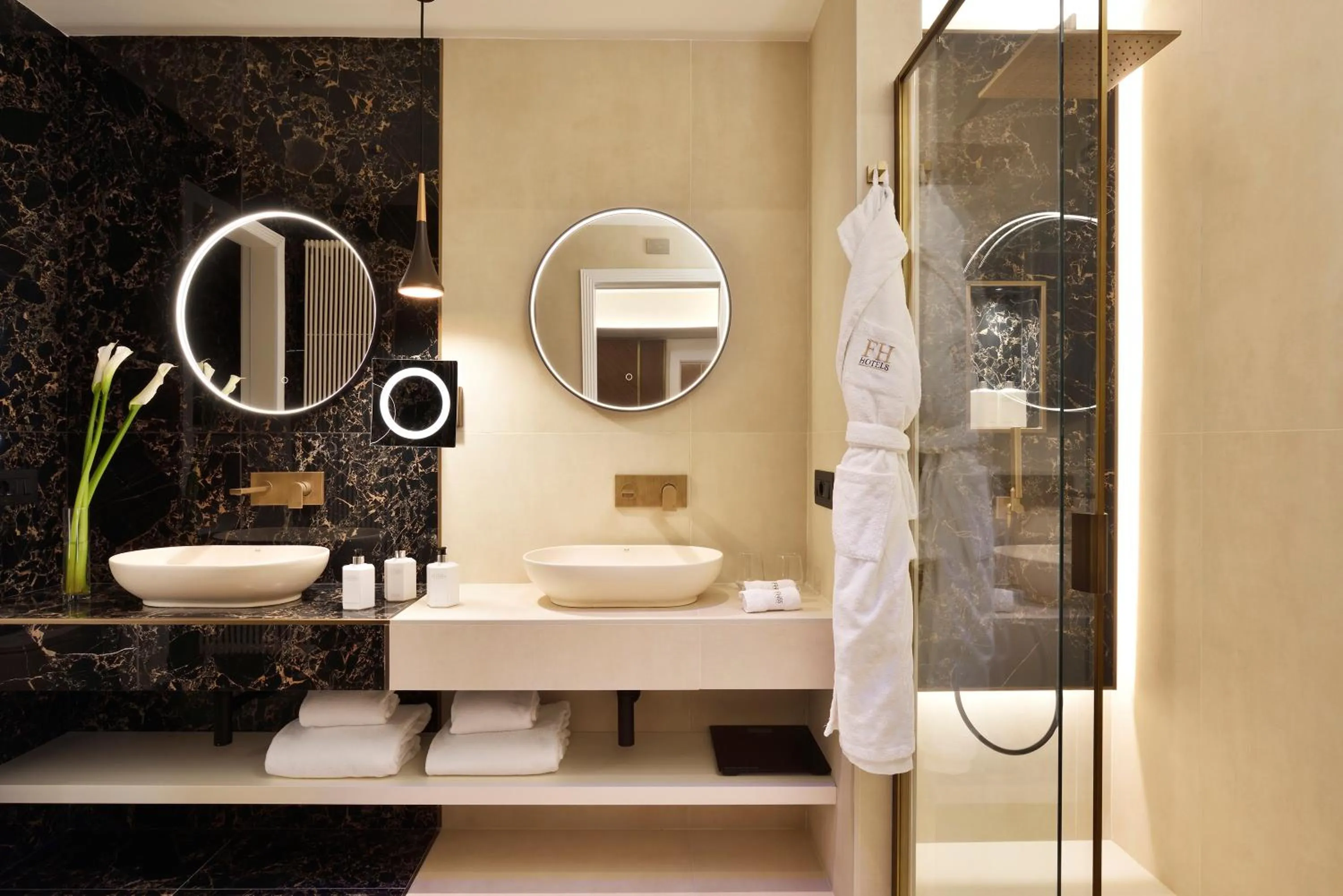 Bathroom in FH55 Grand Hotel Palatino