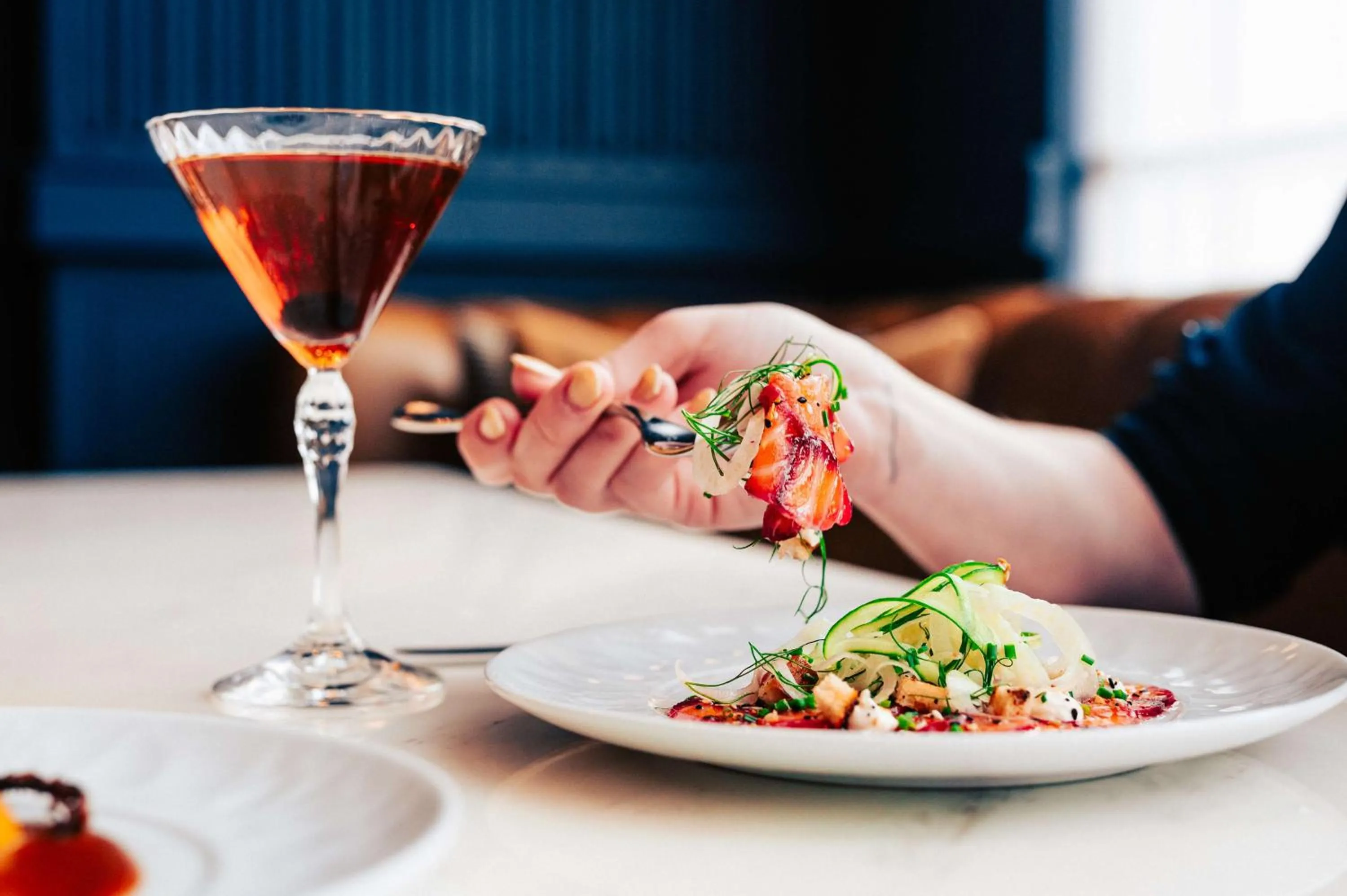 Dining area in Conrad Nashville