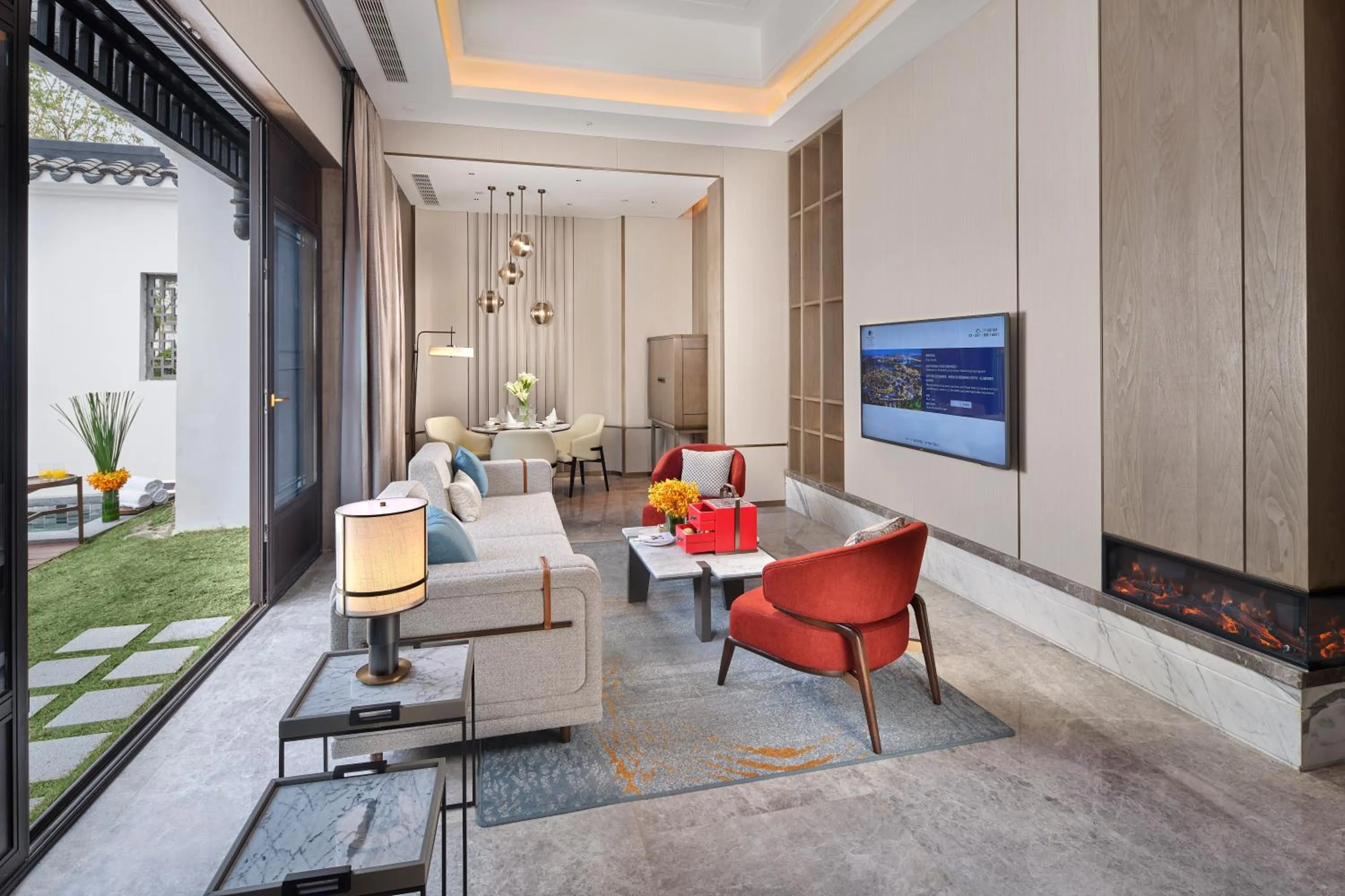 Living room in Doubletree By Hilton Yancheng Dayangwan