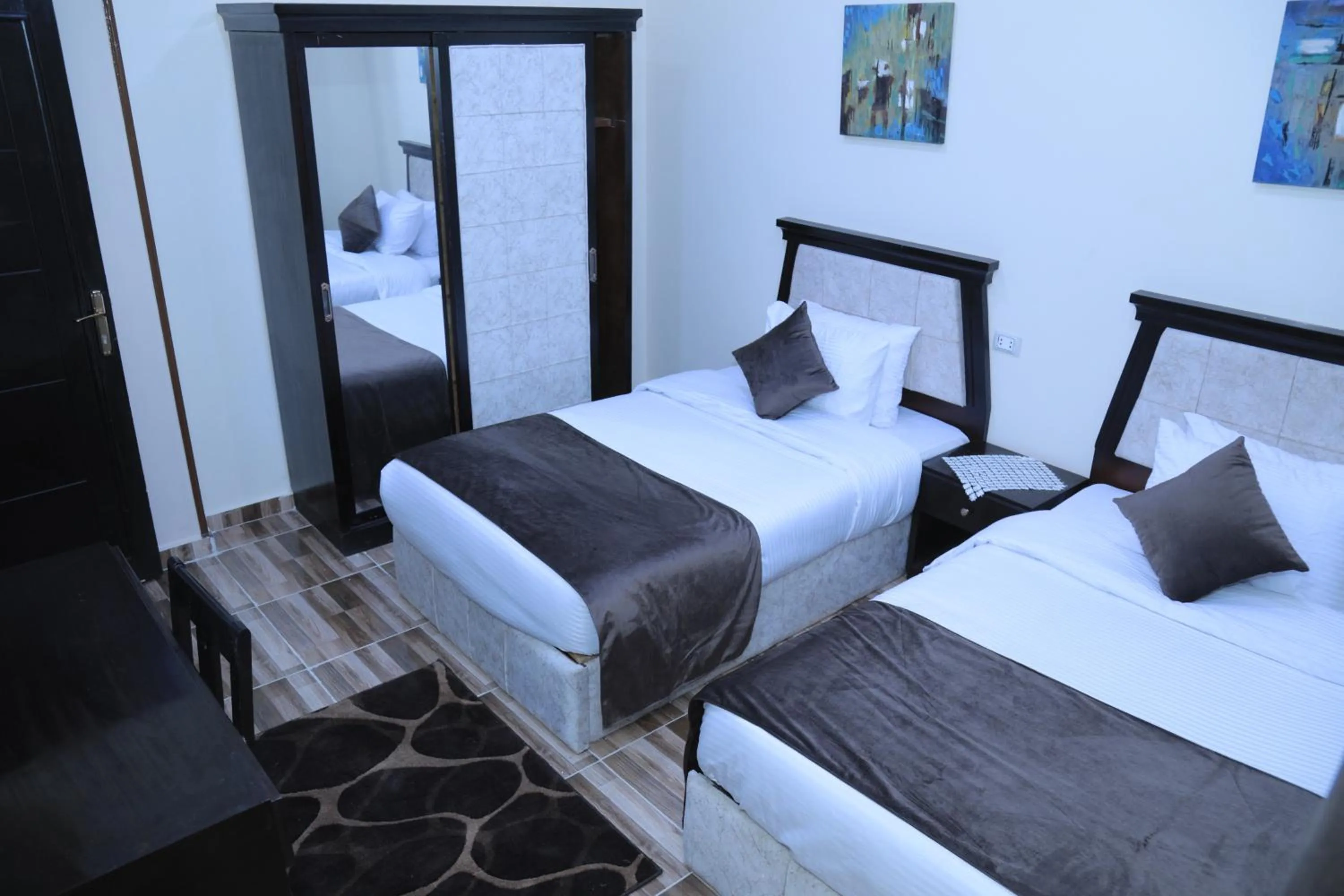 Bed in Jewel Fayed Hotel