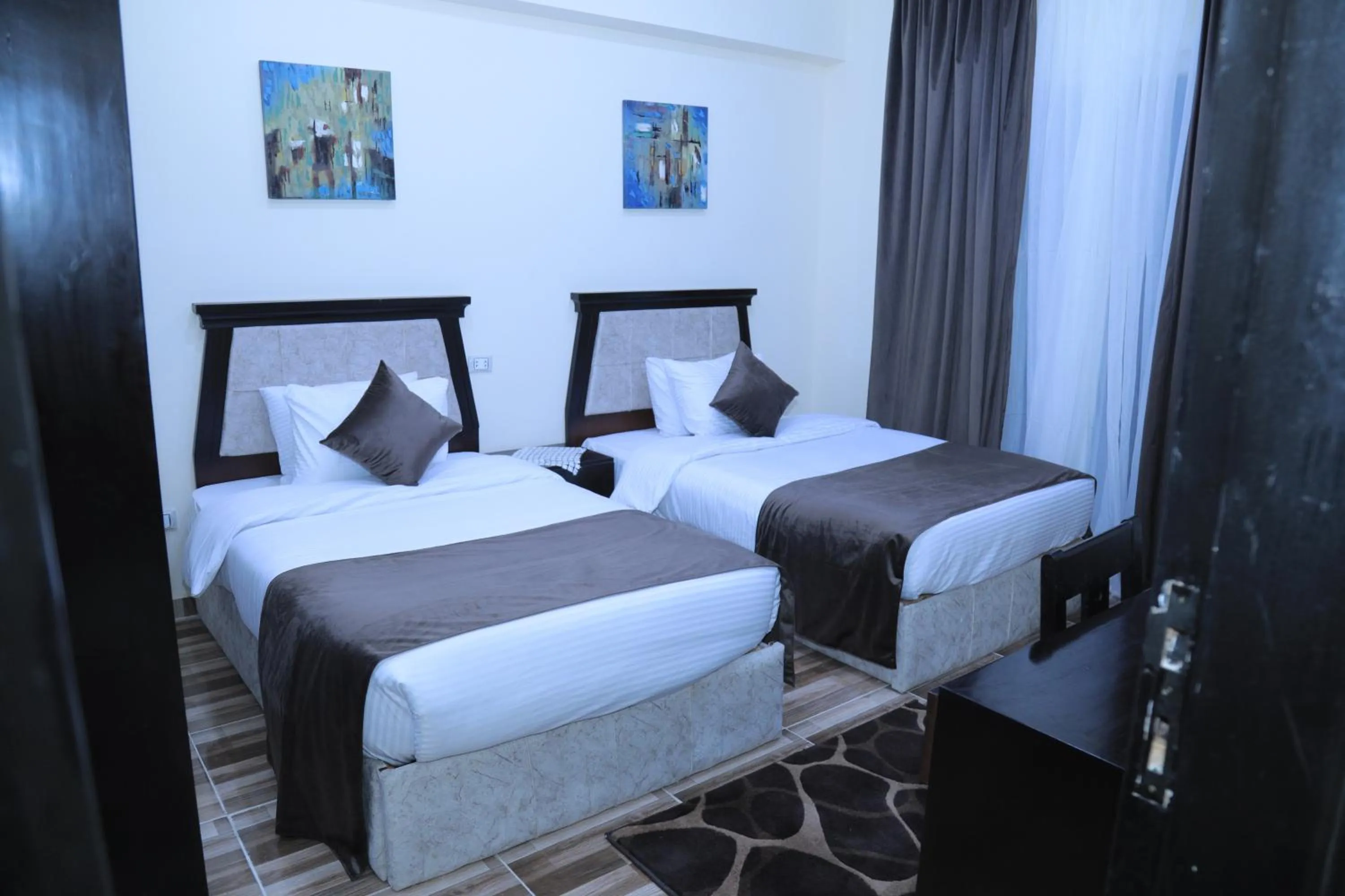 Bed in Jewel Fayed Hotel