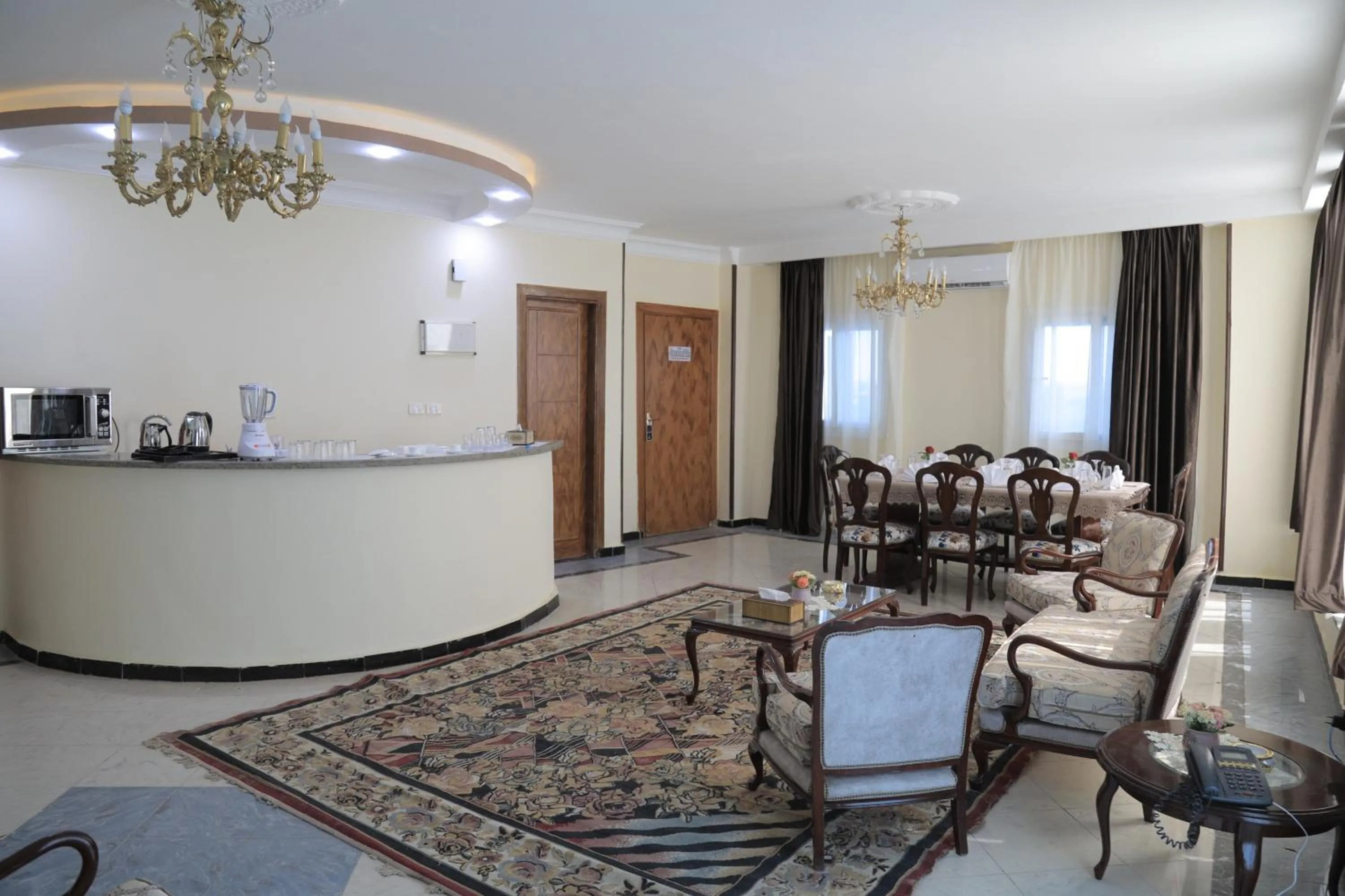 Living room in Jewel Fayed Hotel