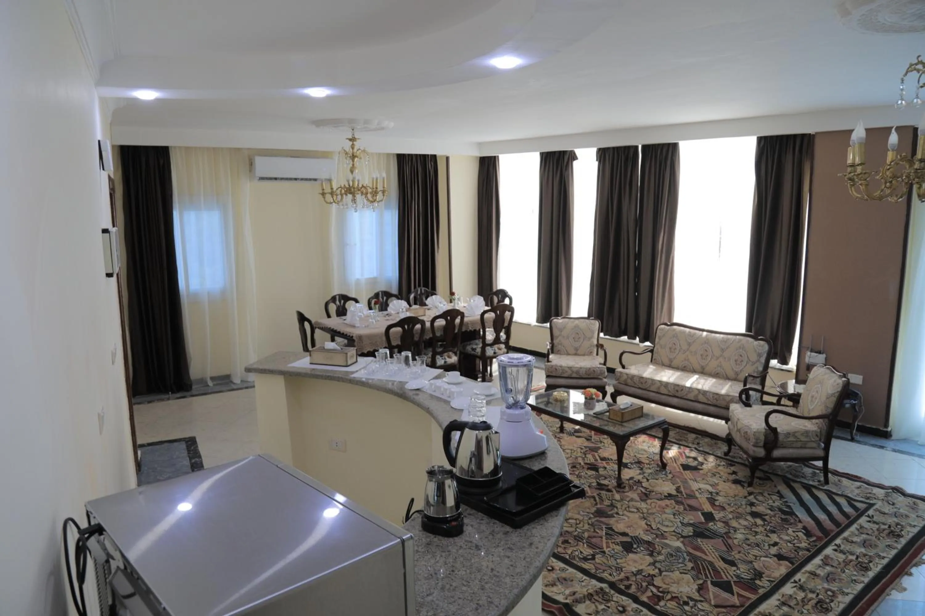 Living room in Jewel Fayed Hotel