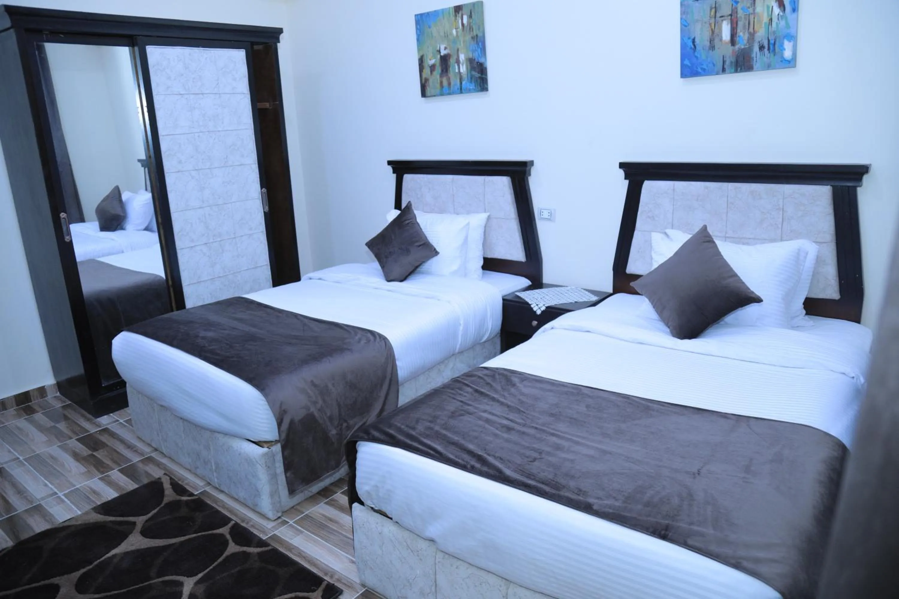 Bed in Jewel Fayed Hotel