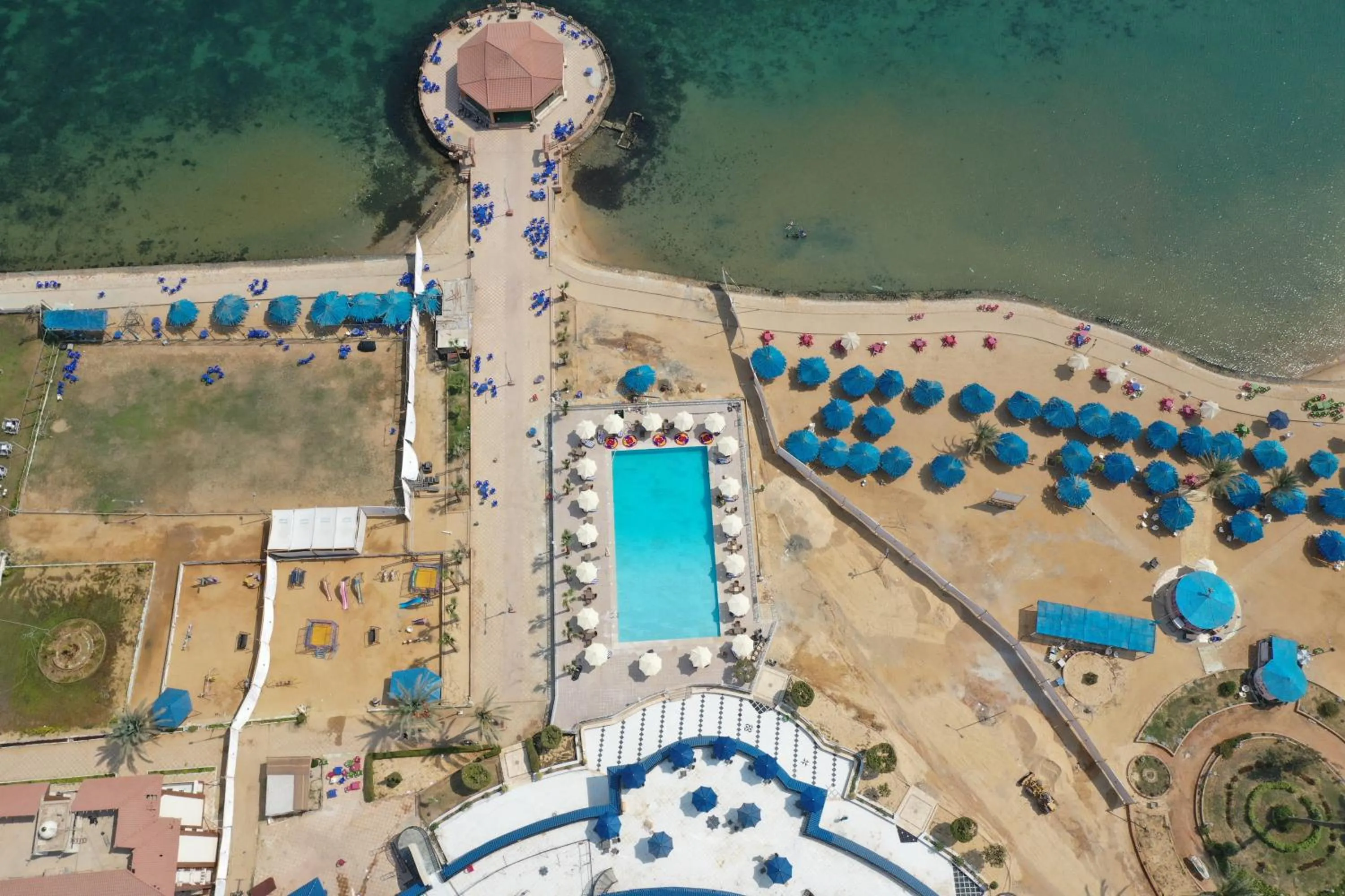 Bird's eye view in Jewel Fayed Hotel