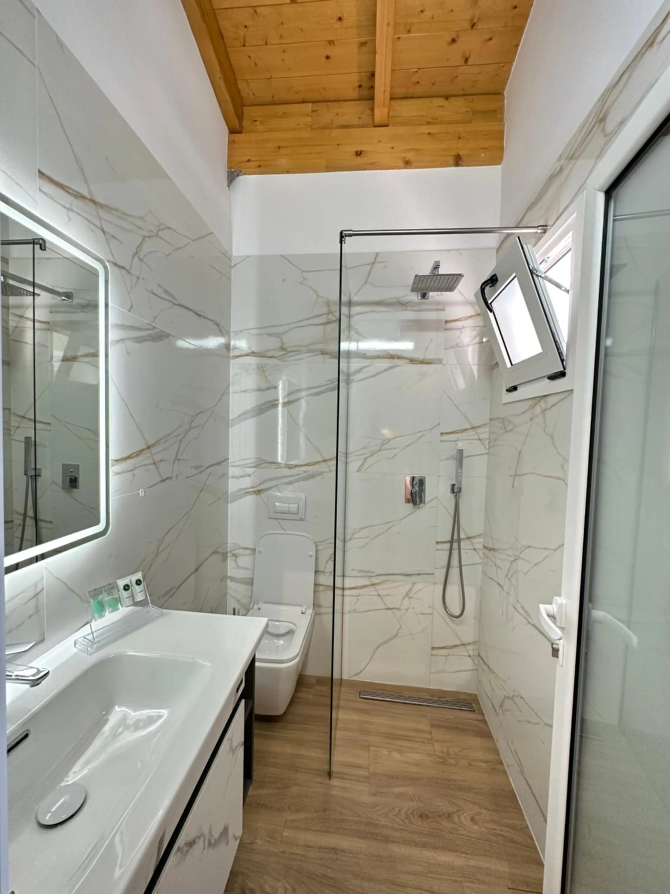 Shower in Arial Penthouse Suites