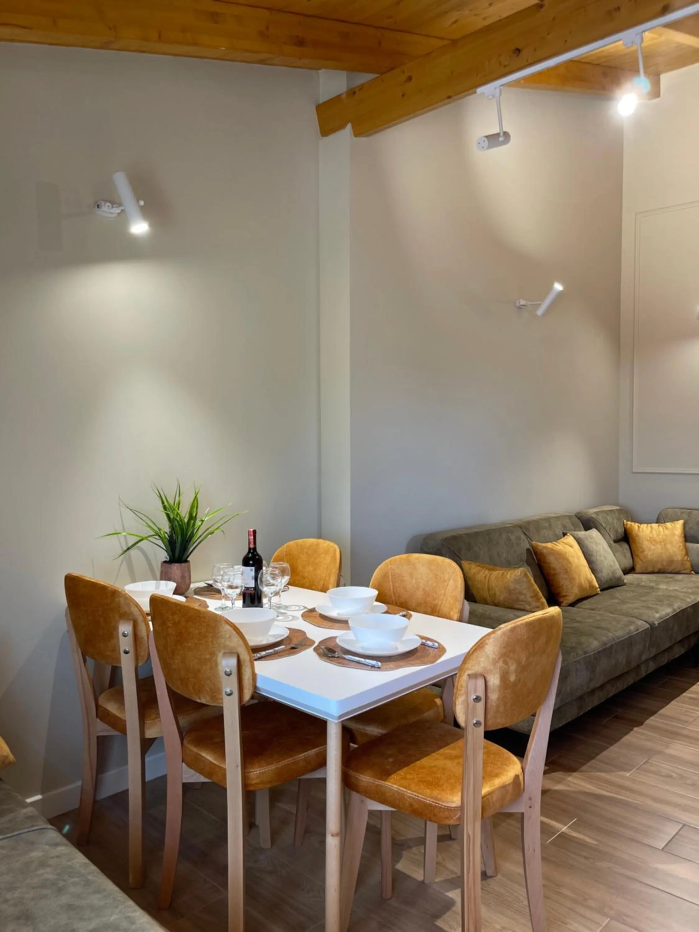 Living room in Arial Penthouse Suites