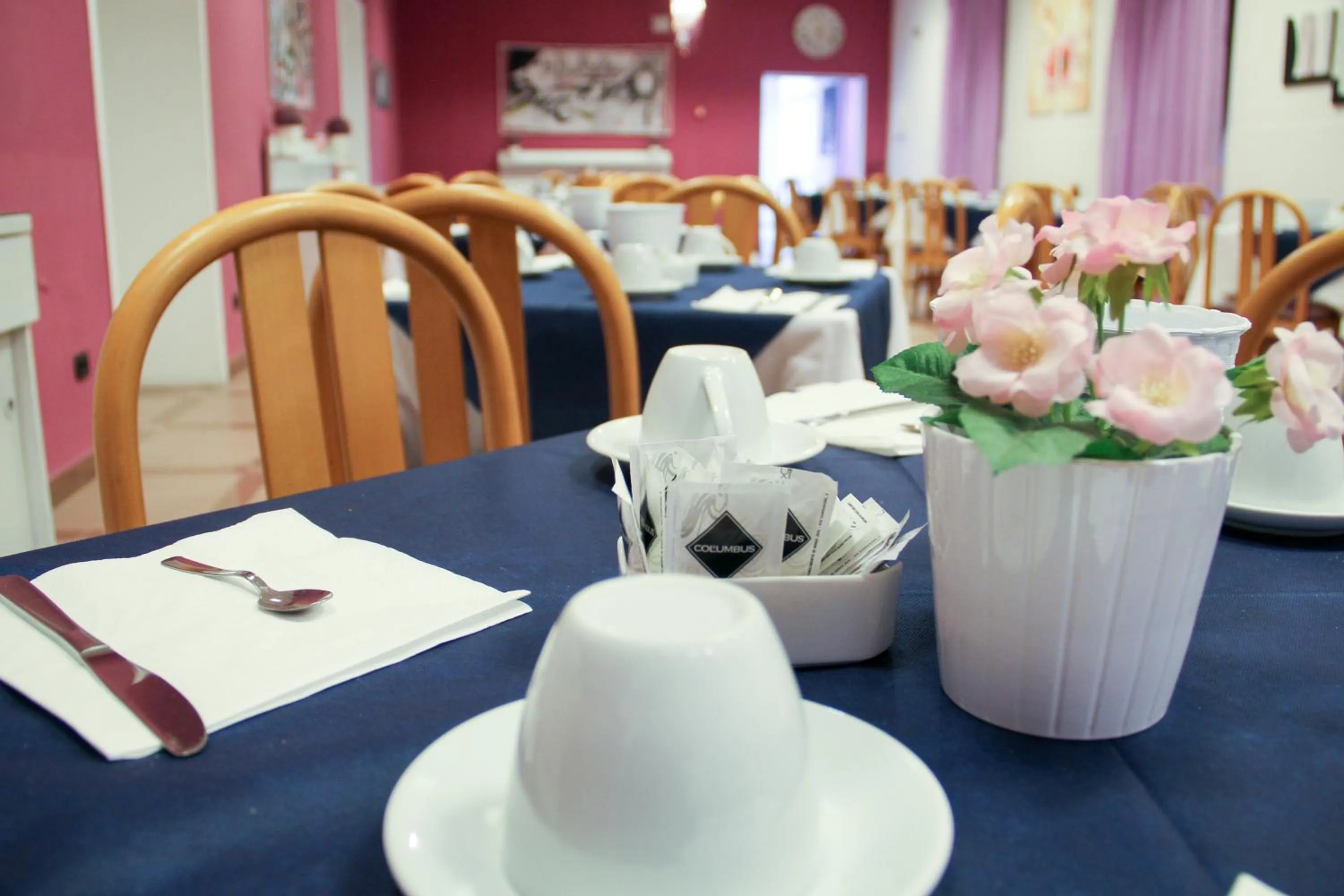 Italian breakfast in Hotel Santa Marta