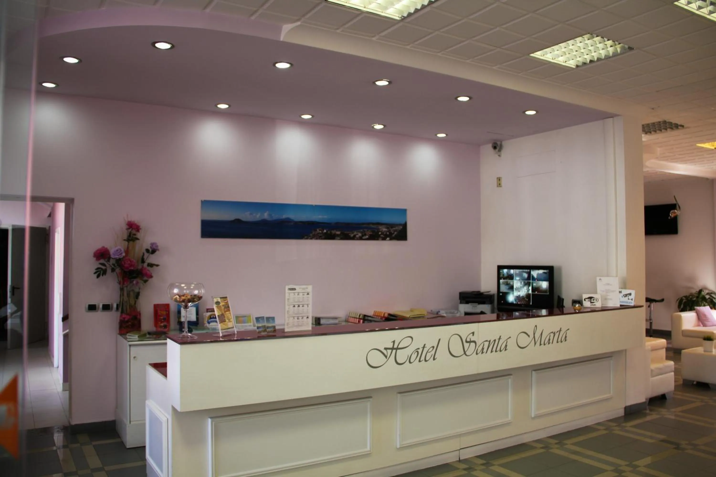 Lobby or reception in Hotel Santa Marta