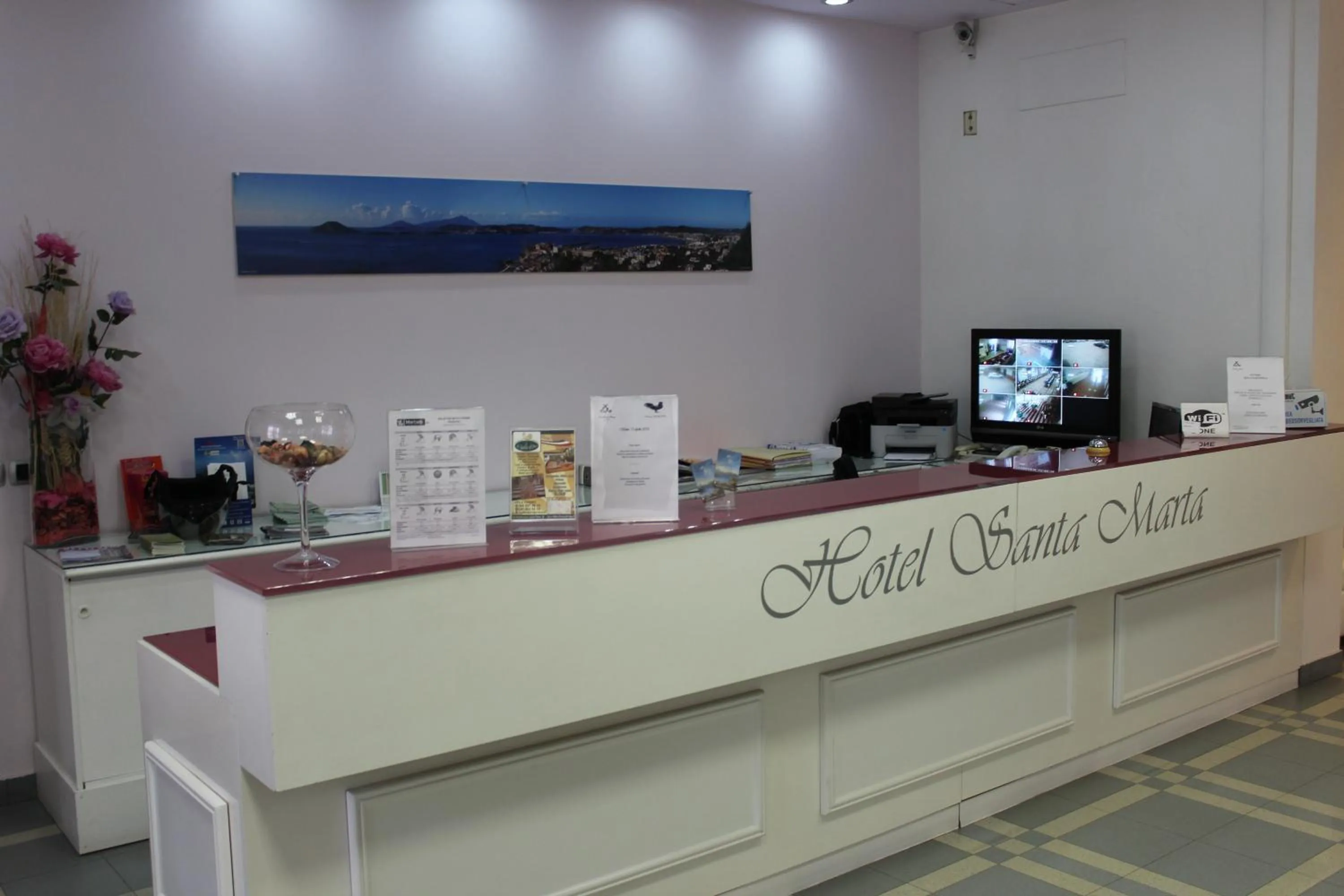 Lobby or reception in Hotel Santa Marta