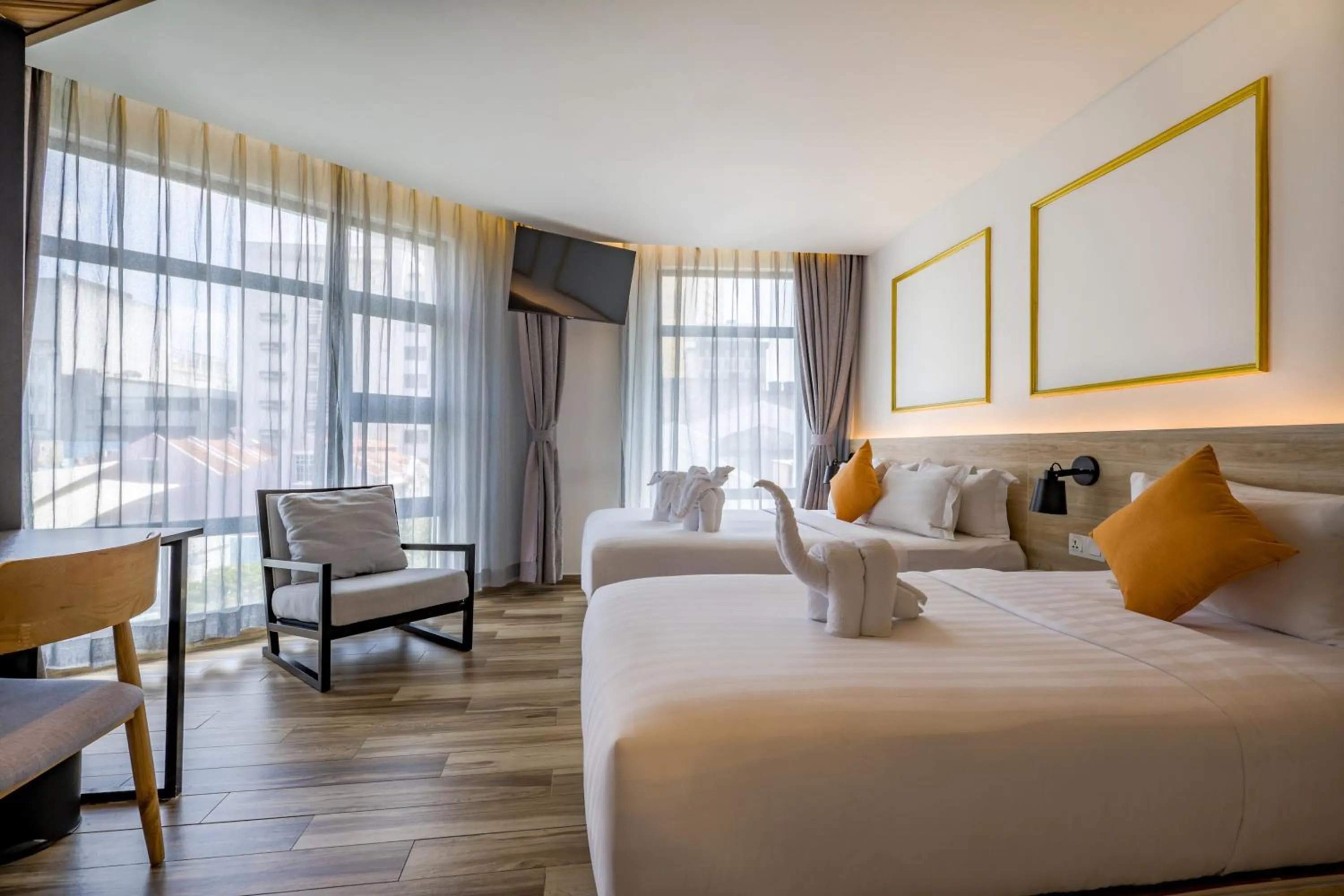 Bed in Santa Grand Classic Kuala Lumpur, Chinatown