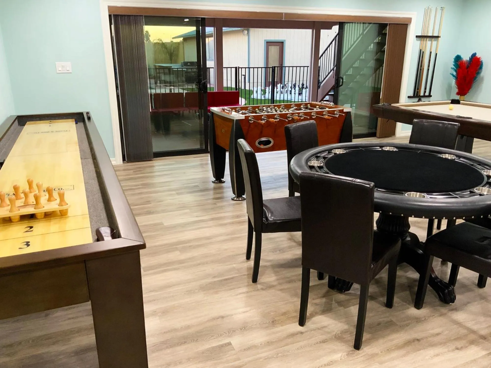 Casino in Buddha Mansion Luxury Resort - 8BR Modern, HotTub, Huge pool, Sauna, BBQ grill, Game Room