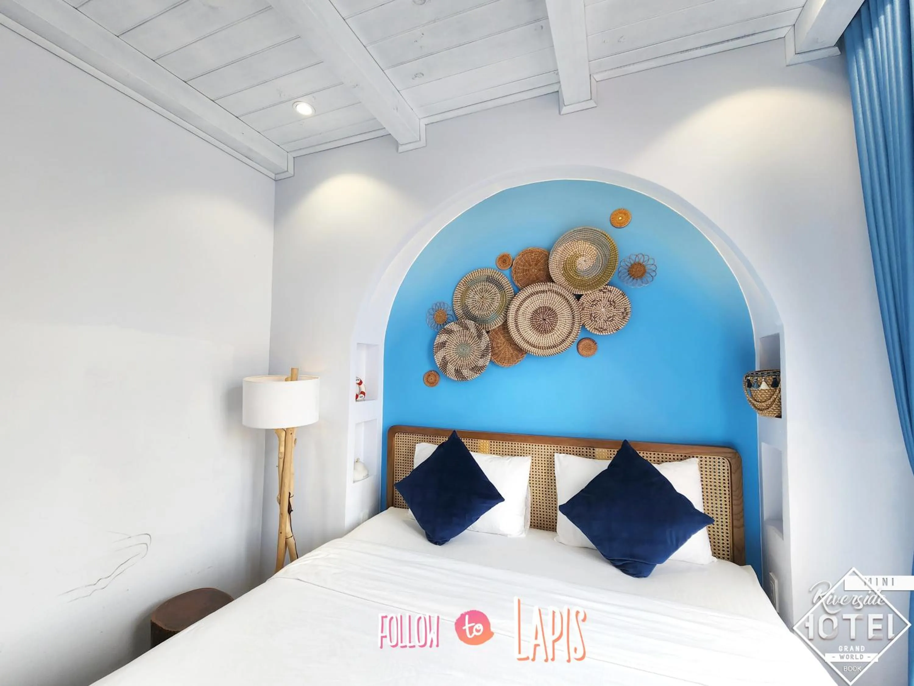 Bedroom, Bed in Riverside Mini Hotel Grand World Phu Quoc