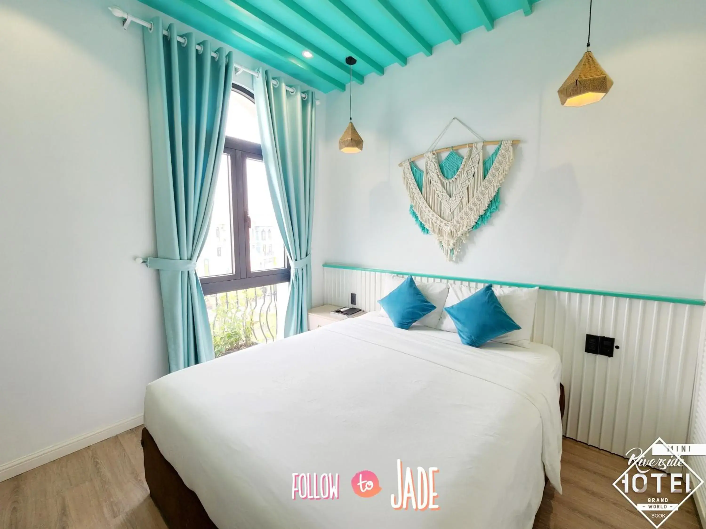 Double Room with Lake View in Riverside Mini Hotel Grand World Phu Quoc Double Room with Lake View in Riverside Mini Hotel Grand World Phu Quoc