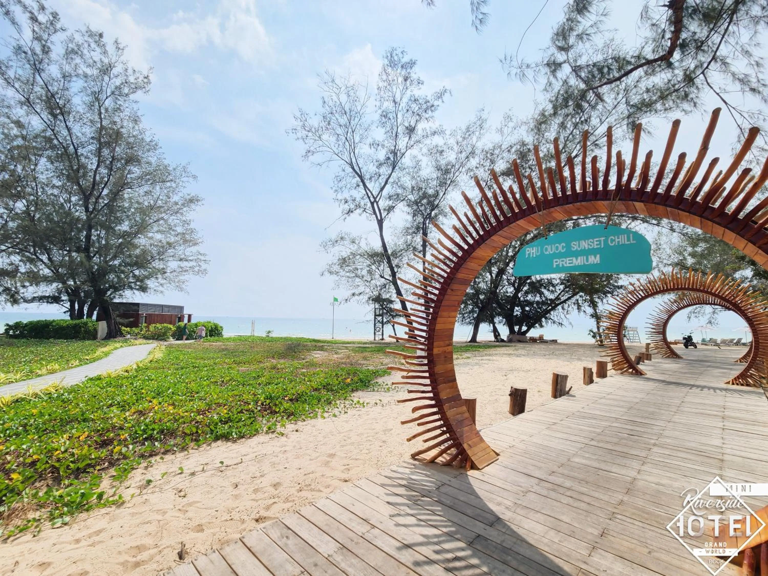 Beach in Riverside Mini Hotel Grand World Phu Quoc