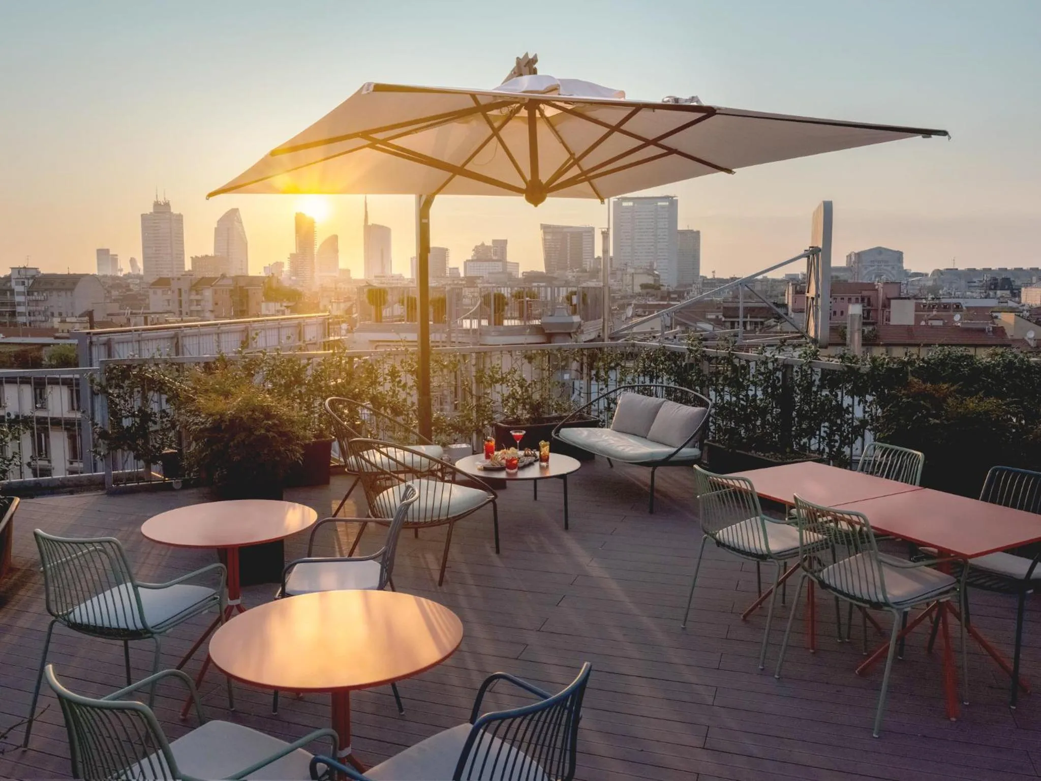Balcony/Terrace in UNA Hotels Galles Milano
