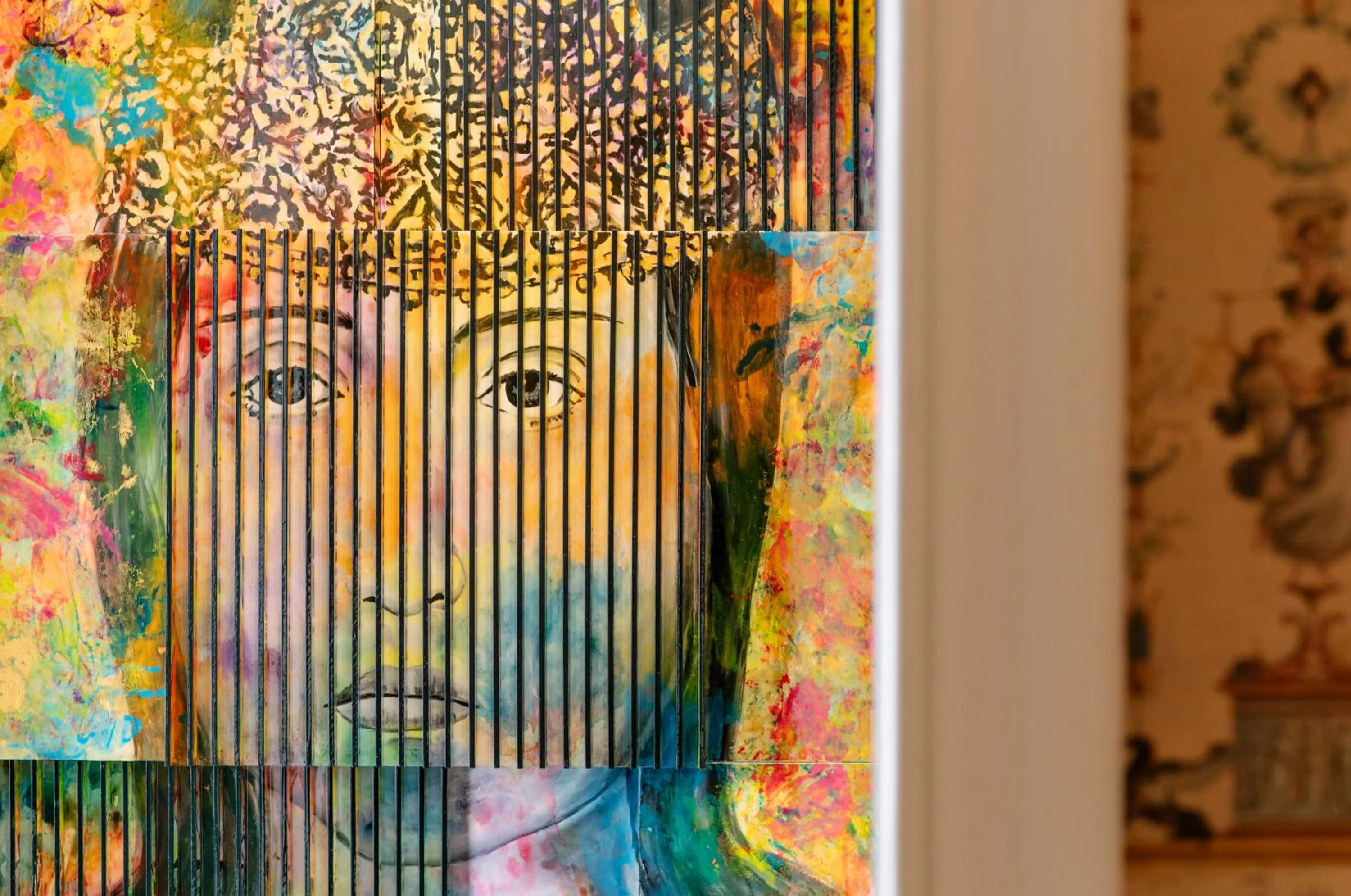 Decorative detail in 1877 Estrela Palace