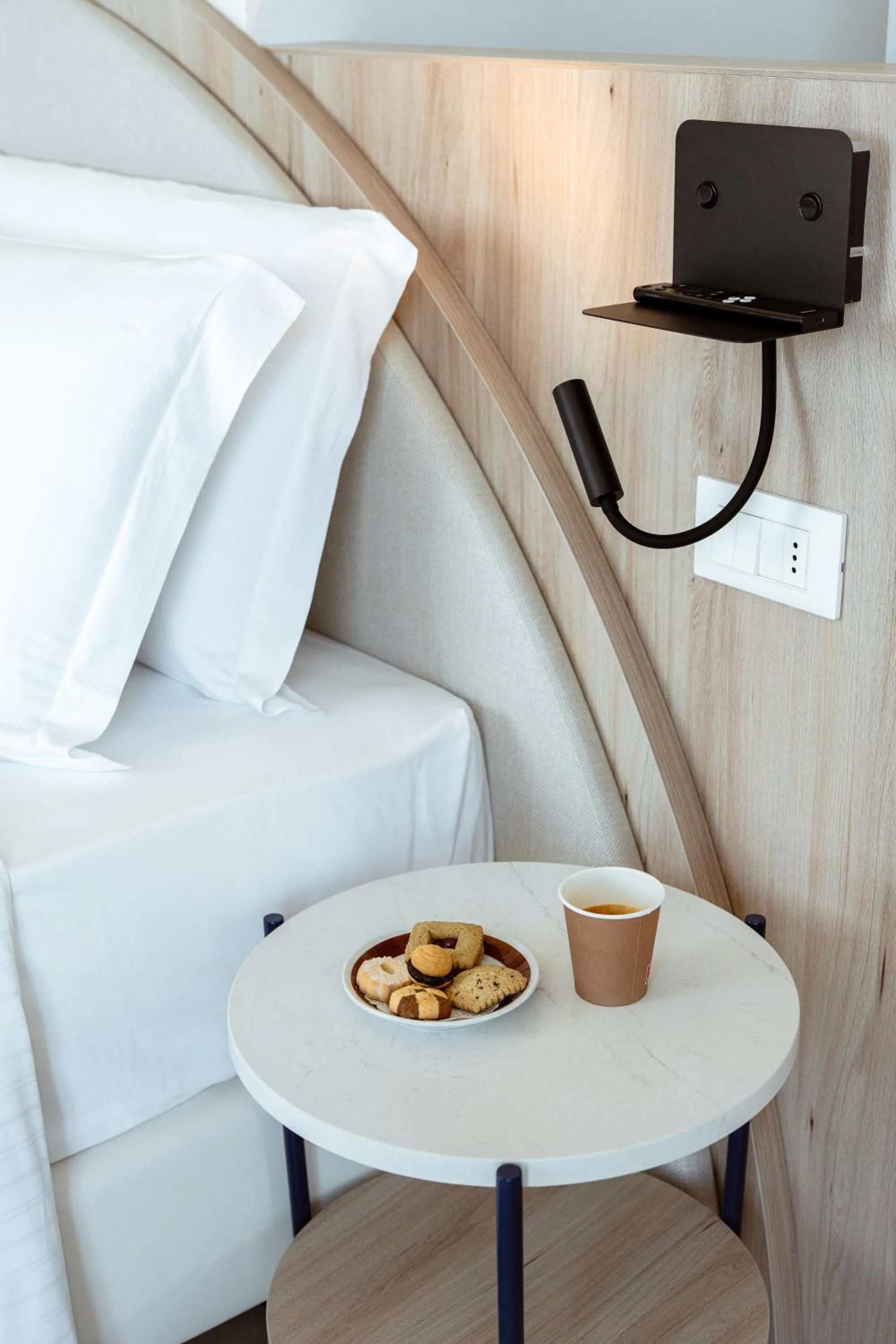 Bed in Hotel Cavalieri Palace & Suites