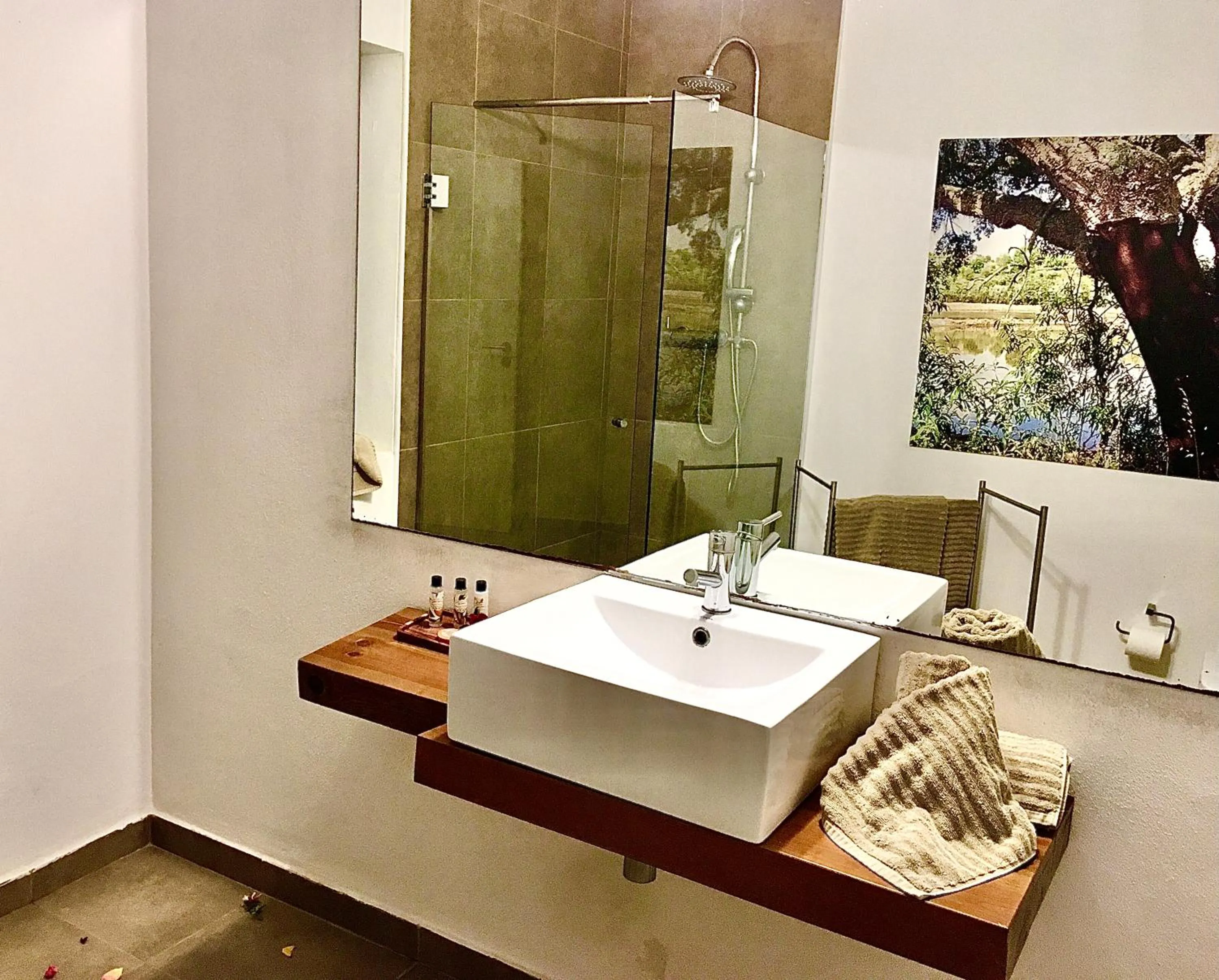 Bathroom in Monte dos Poços